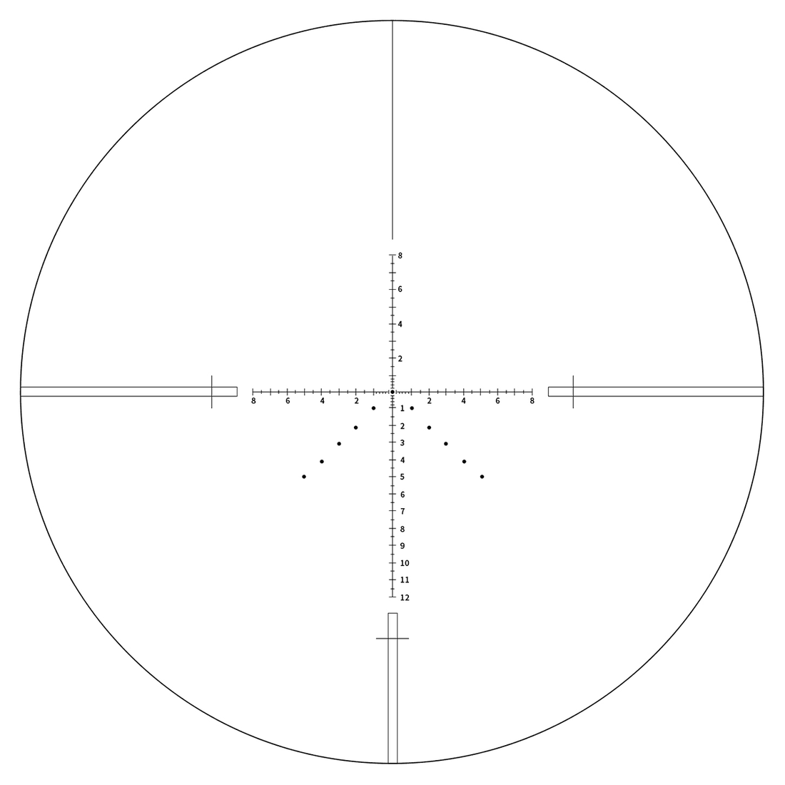 T-Eagle AR 5-30×50 IR SFP 1/10 MIL Long Range Riflescope - T-EAGLE