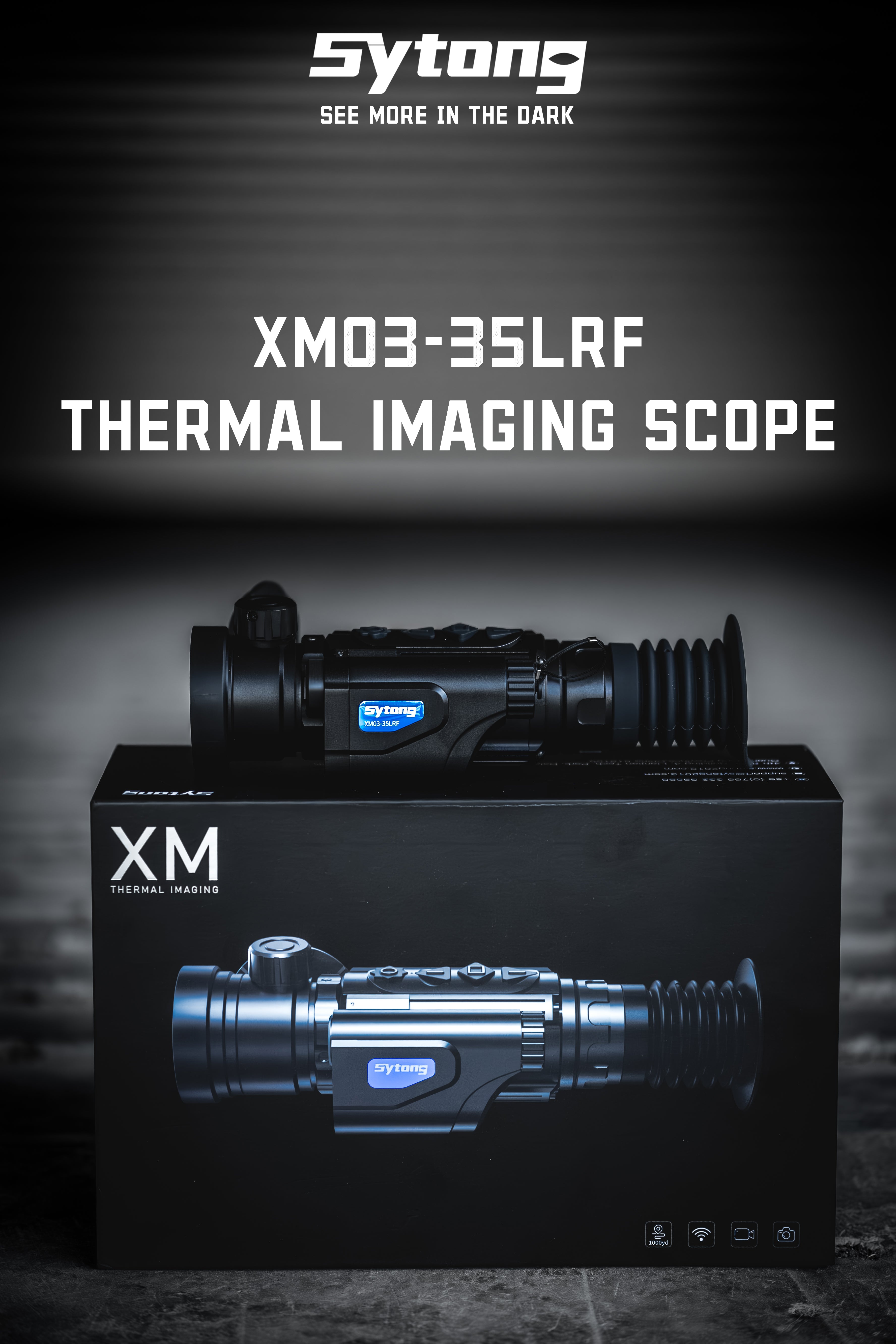 Sytong XM03/06-35LRF Thermal Rifle Scope with Range Finder and Ballistics
