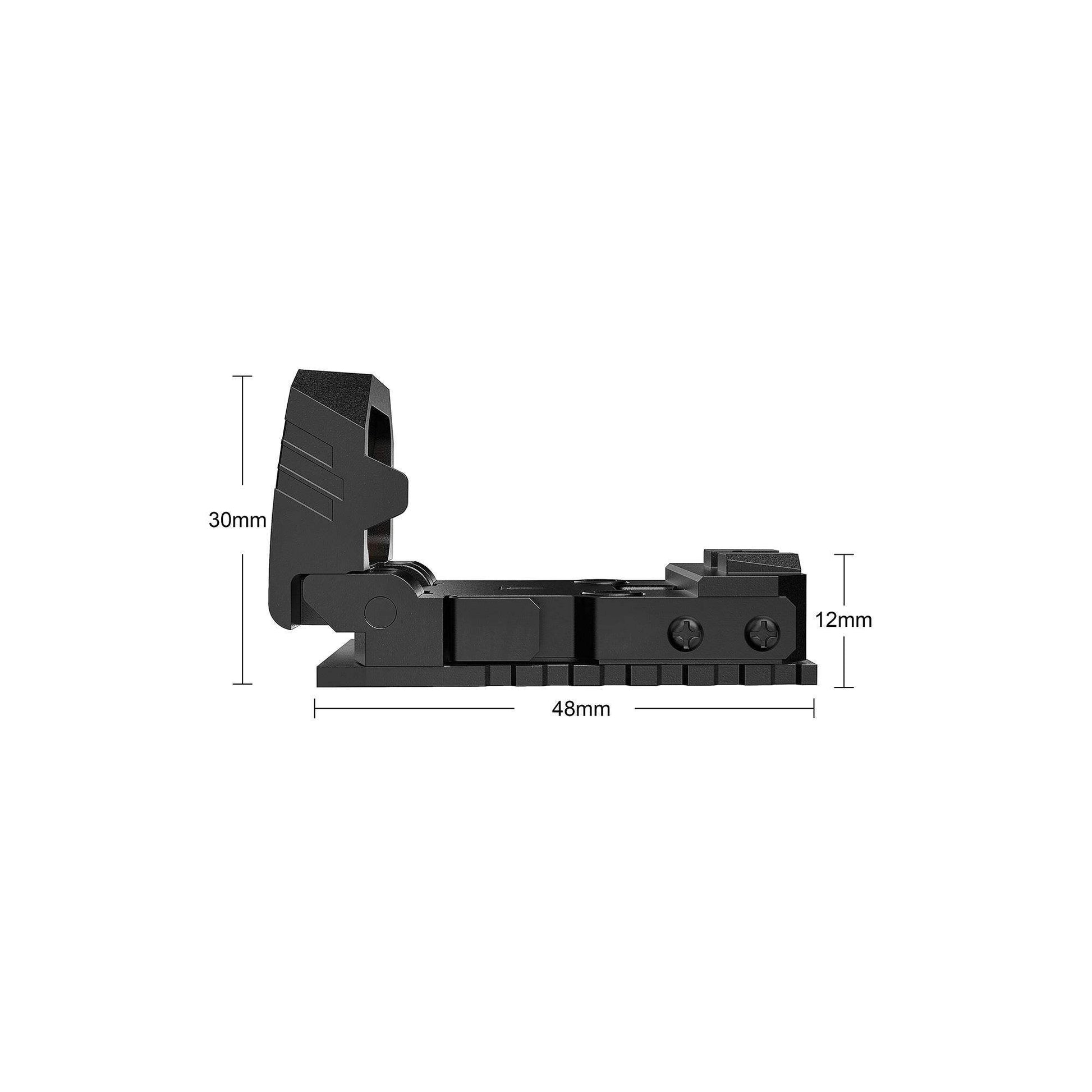 T-EAGLE Mini Folding Flip Up Pistol Red Dot Reflex Sight - T-EAGLE