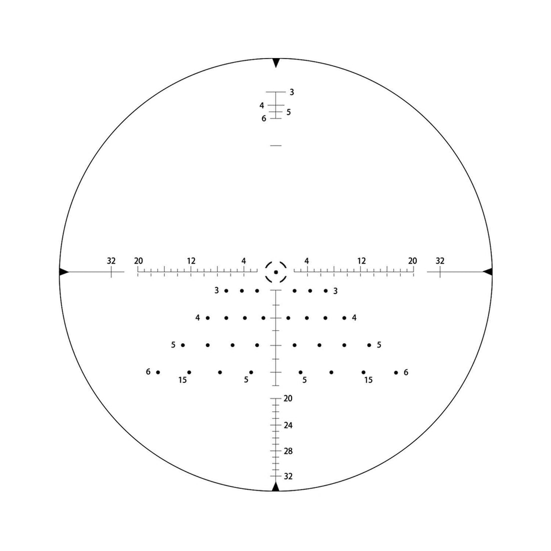 T-Eagle Long Range Riflescope AR 2.5-15X32 SF IR - T-EAGLE