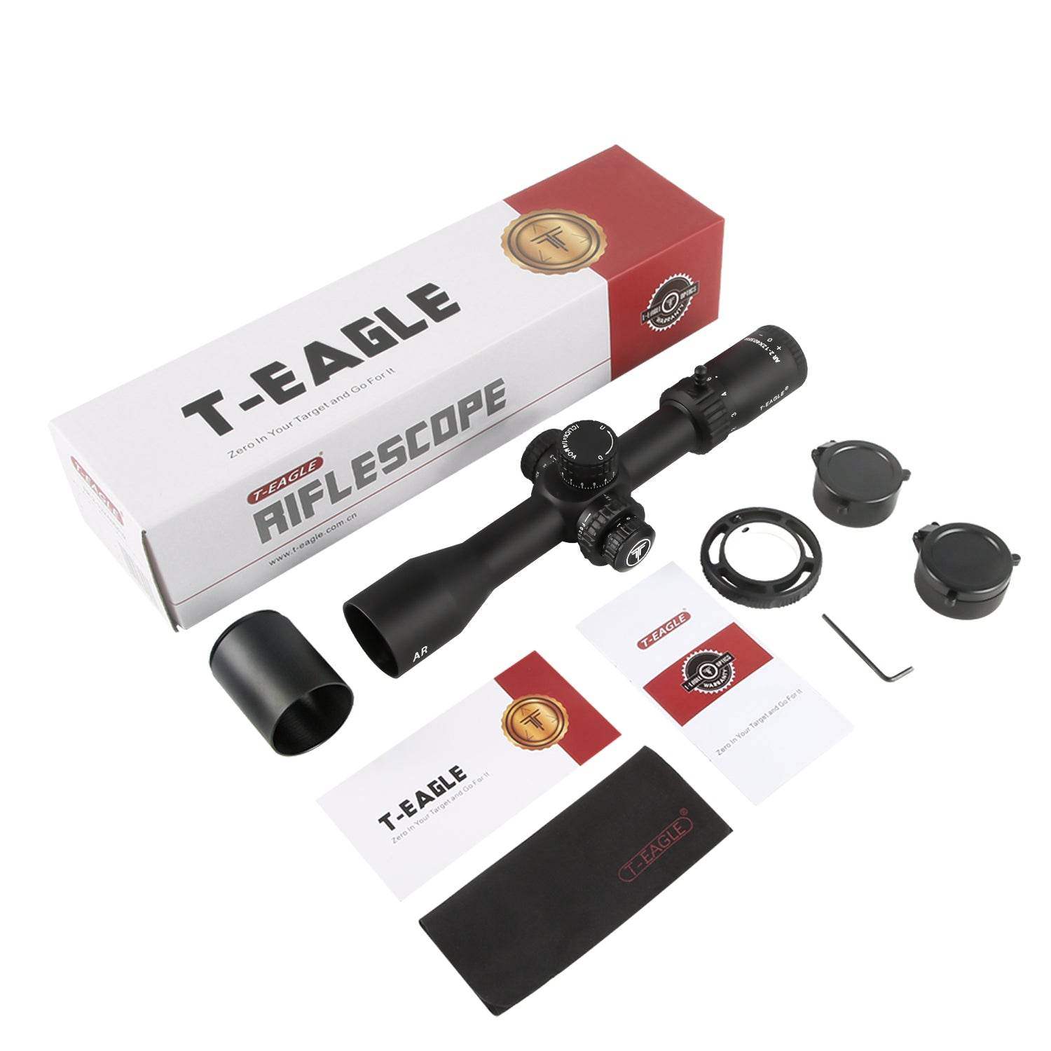 T-Eagle Long Range Riflescope AR 2-12X40 SF - T-EAGLE