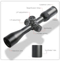 T-Eagle ED 2-16X44 SF IR Hunting Long Range Rifle Scopes - T-EAGLE