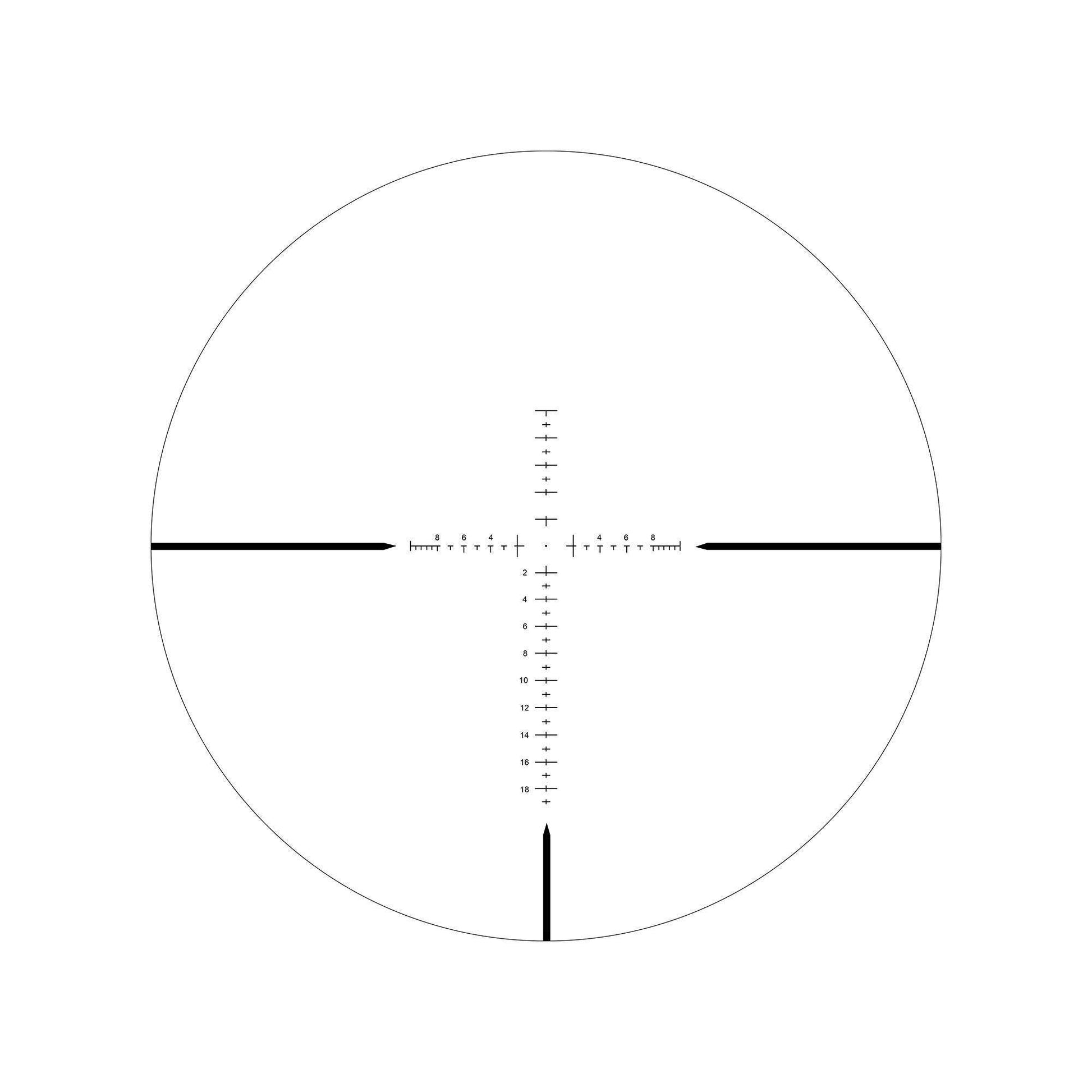 T-Eagle ZS6-24X50 FFP Long Range Riflescope 1/10 MRAD - T-EAGLE