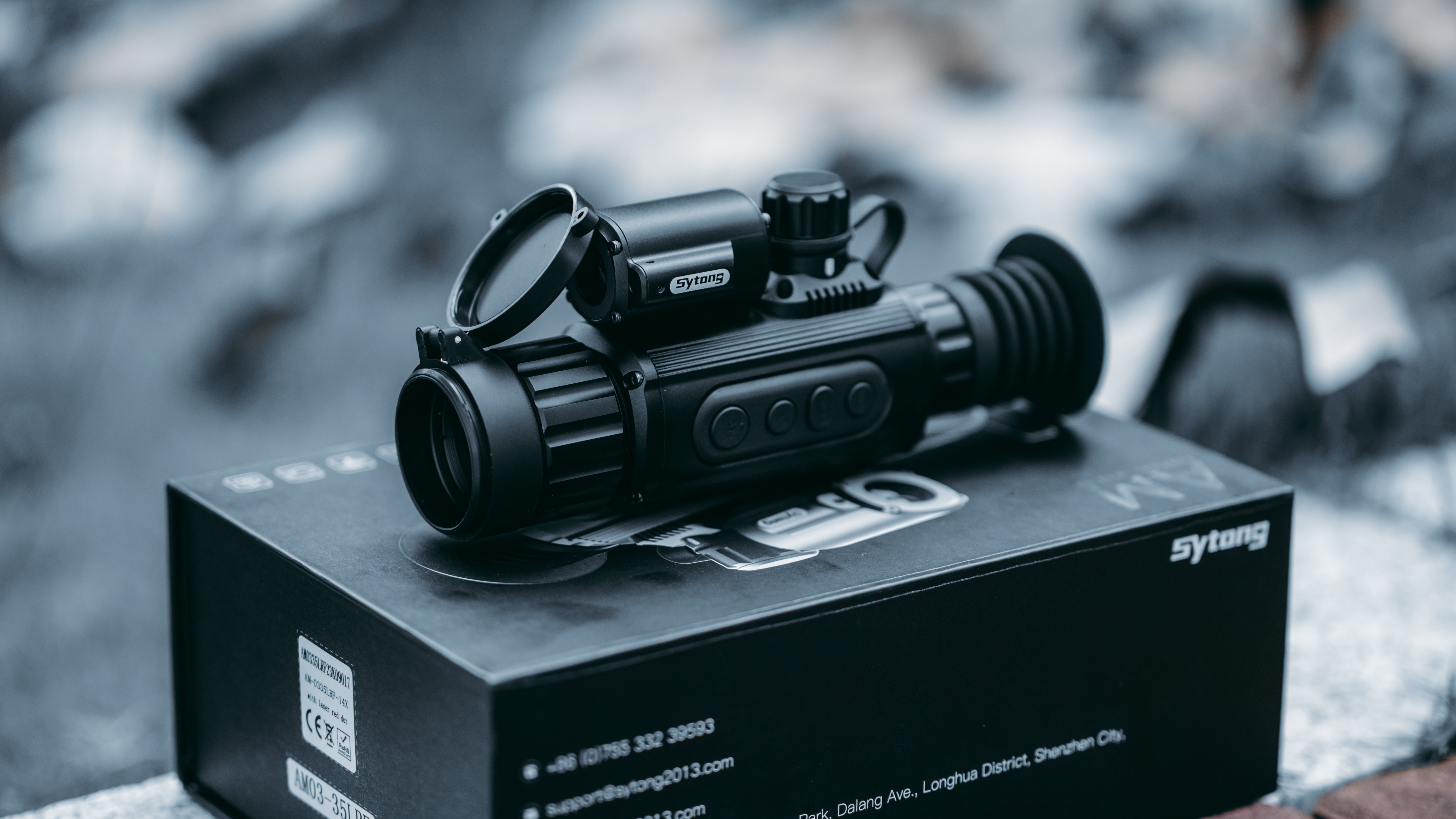 Sytong AM-03-35/50LRF  Thermal Rifle Scope with Range Finder and Ballistics