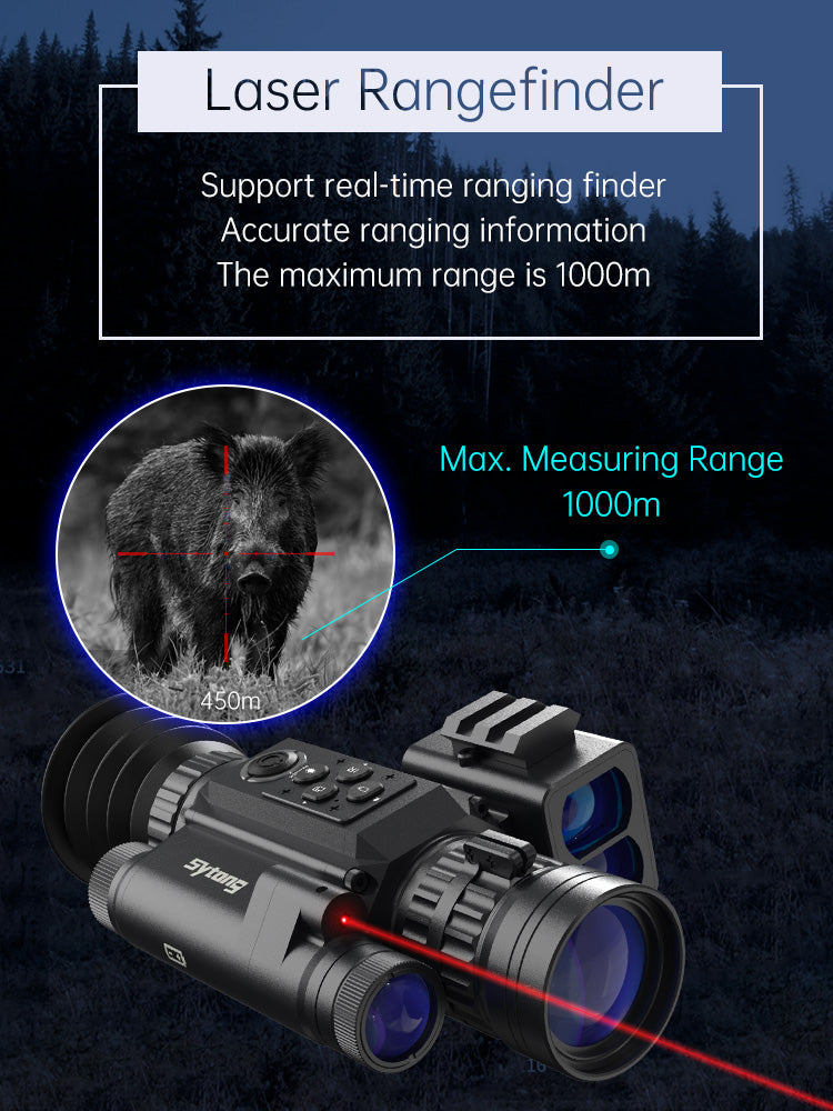 Sytong HT-60 LRF Ballistics 940nm 3x-8x Night Vision Rifle Scope