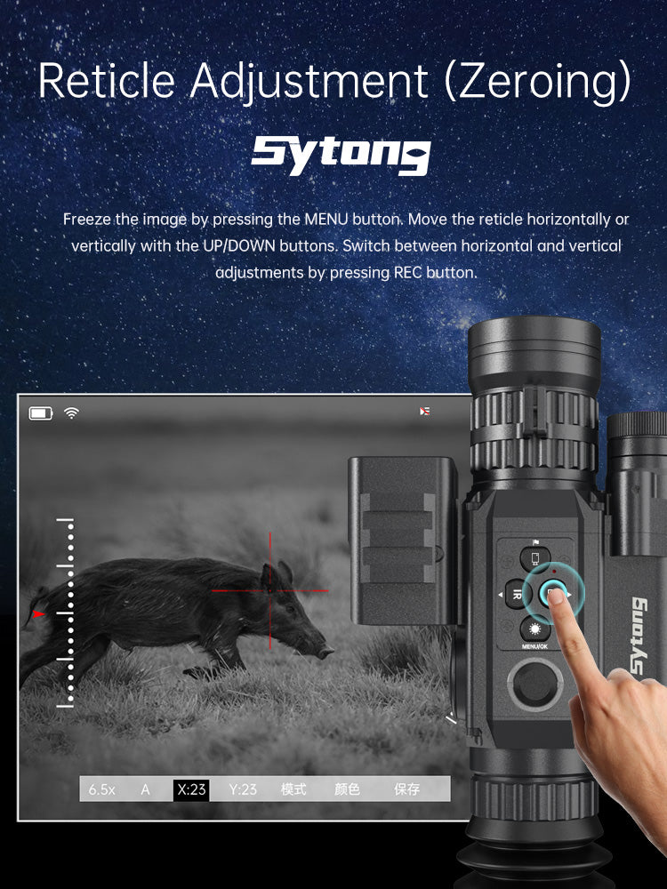 Sytong HT-60 LRF Ballistics 940nm 3x-8x Night Vision Rifle Scope