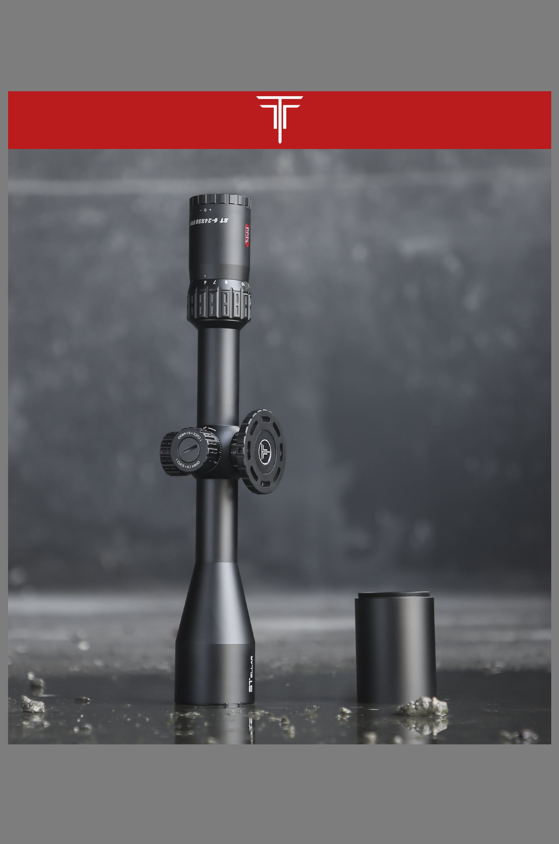 T-EAGLE ST 6-24x50 FFP Long Distance Scope Illuminated Scope