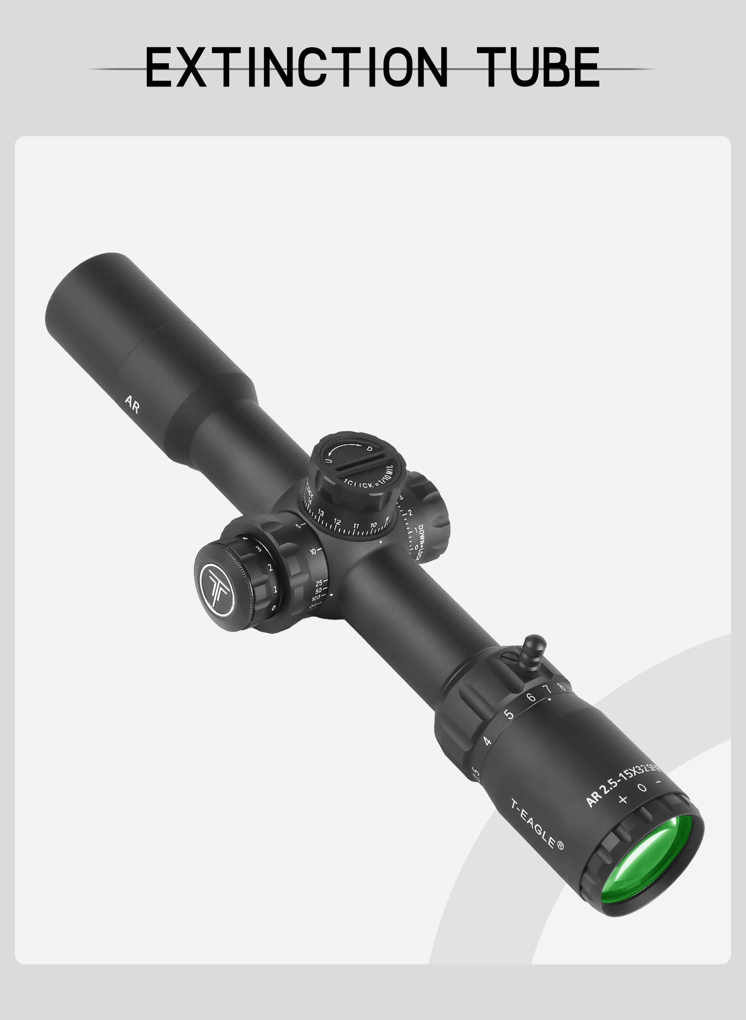 T-Eagle Long Range Riflescope AR 2.5-15X32 SF IR