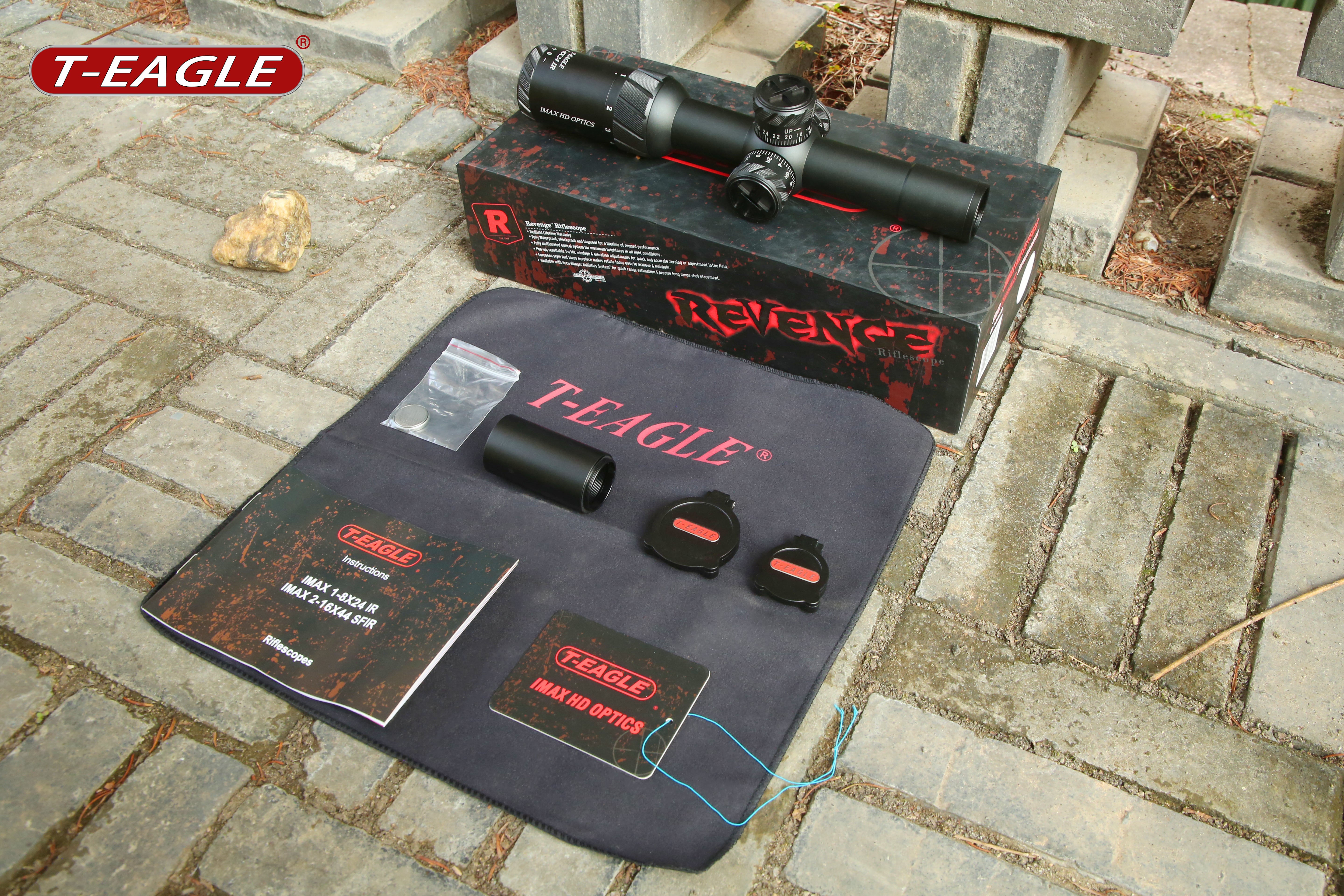 T-Eagle ED 1-8X24 IR Hunting Long Range Rifle Scopes