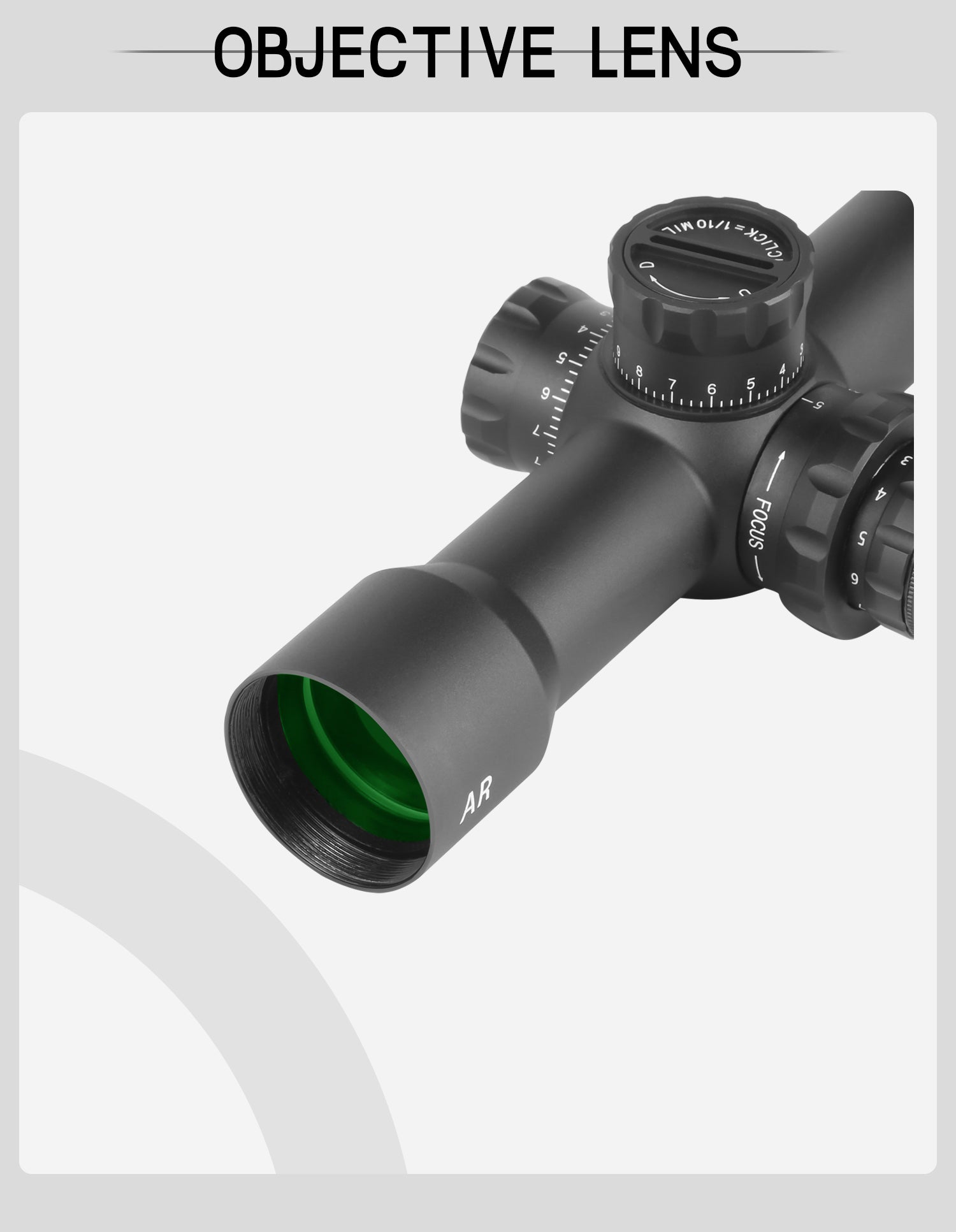 T-Eagle Long Range Riflescope AR 2.5-15X32 SF IR