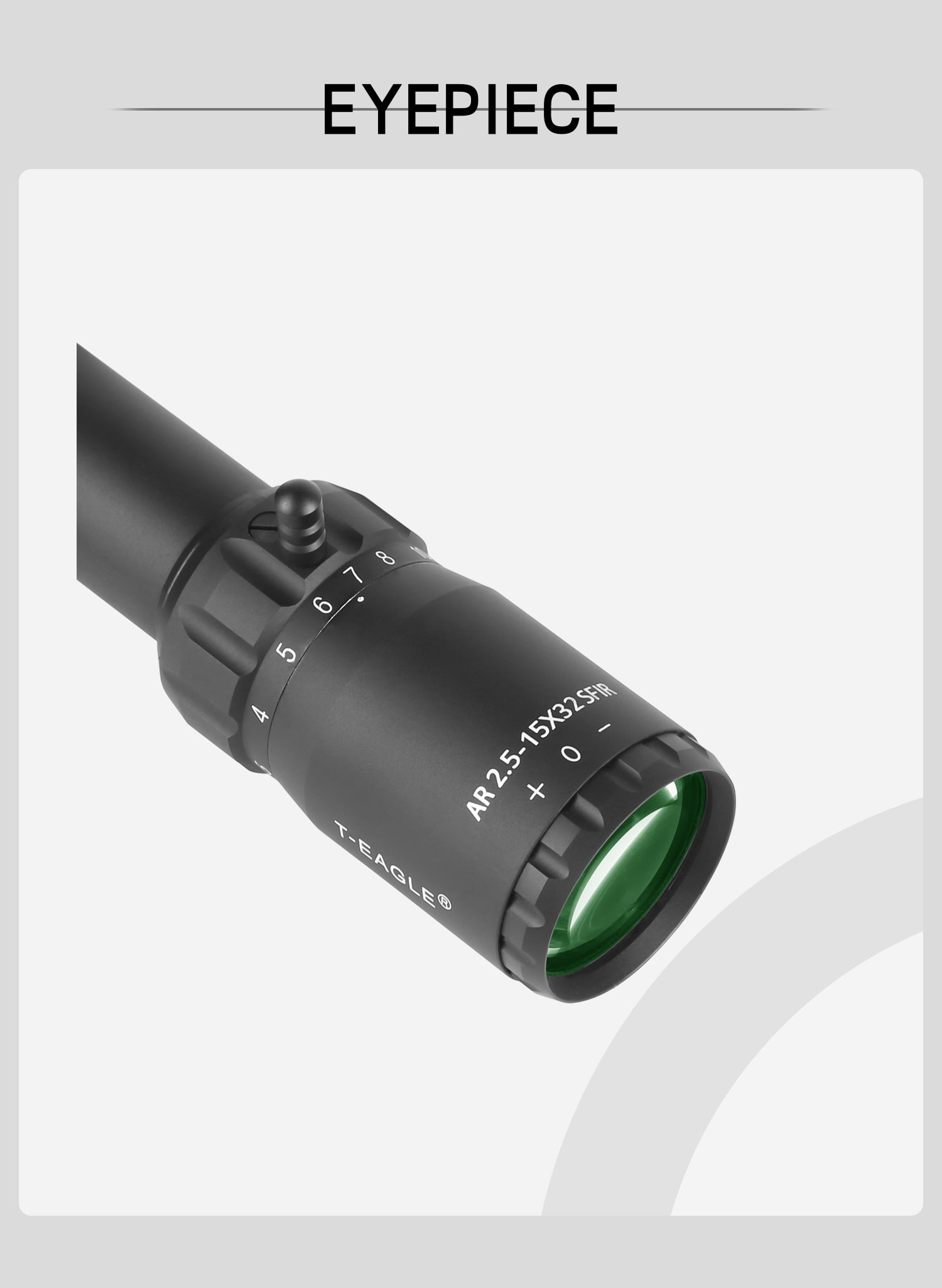 T-Eagle Long Range Riflescope AR 2.5-15X32 SF IR