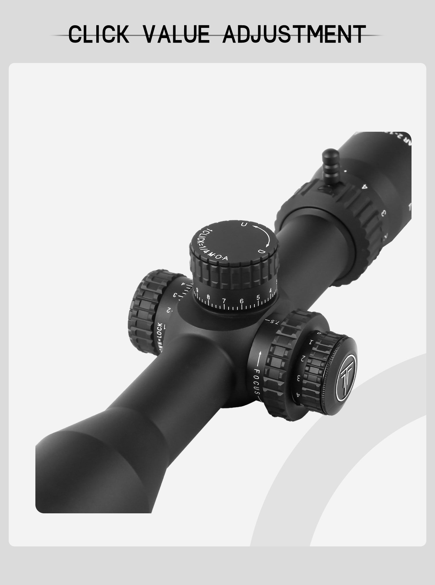 T-Eagle Long Range Riflescope AR 2-12X40 SF