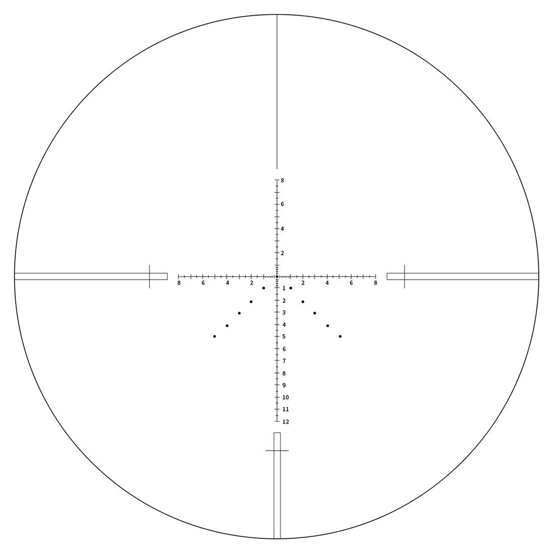 T-Eagle Long Range Riflescope AR 5-30×50 IR SFP 1/10 MIL