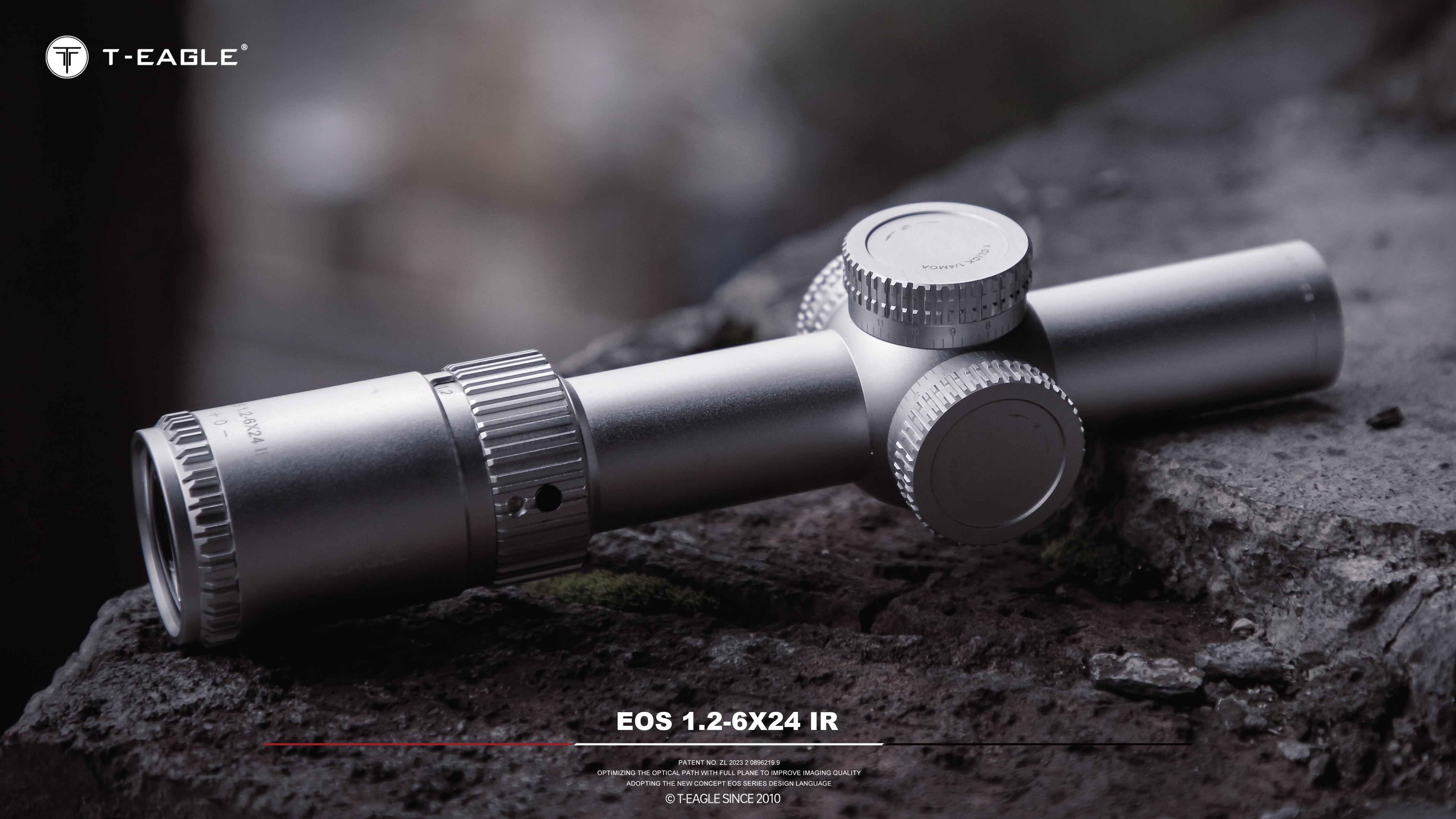 T-EAGLE EOS 1.2-6X24IR-Silver LPVO Riflescope