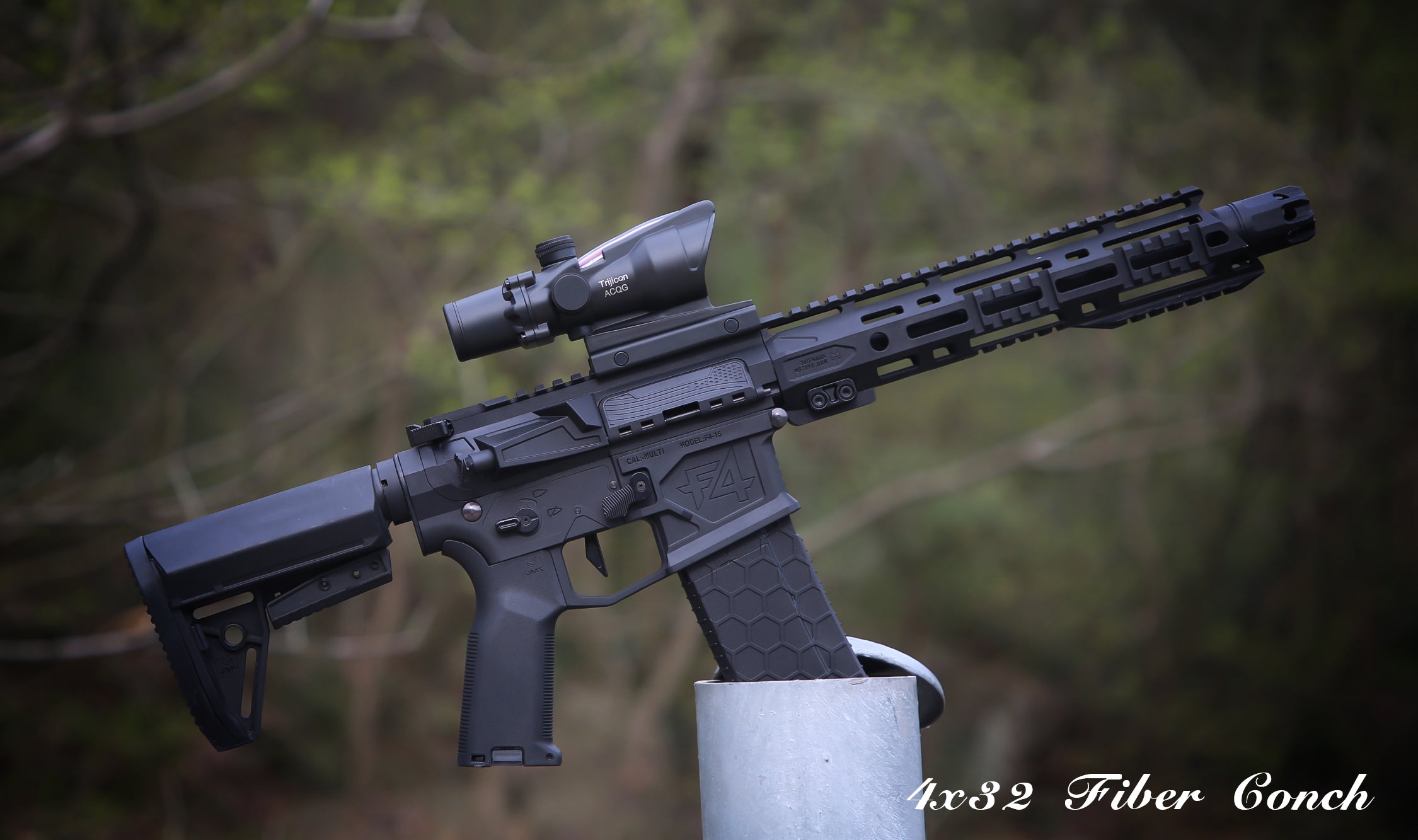 ACOG 4x32 Dual Illuminated Chevron LPVO Riflescope