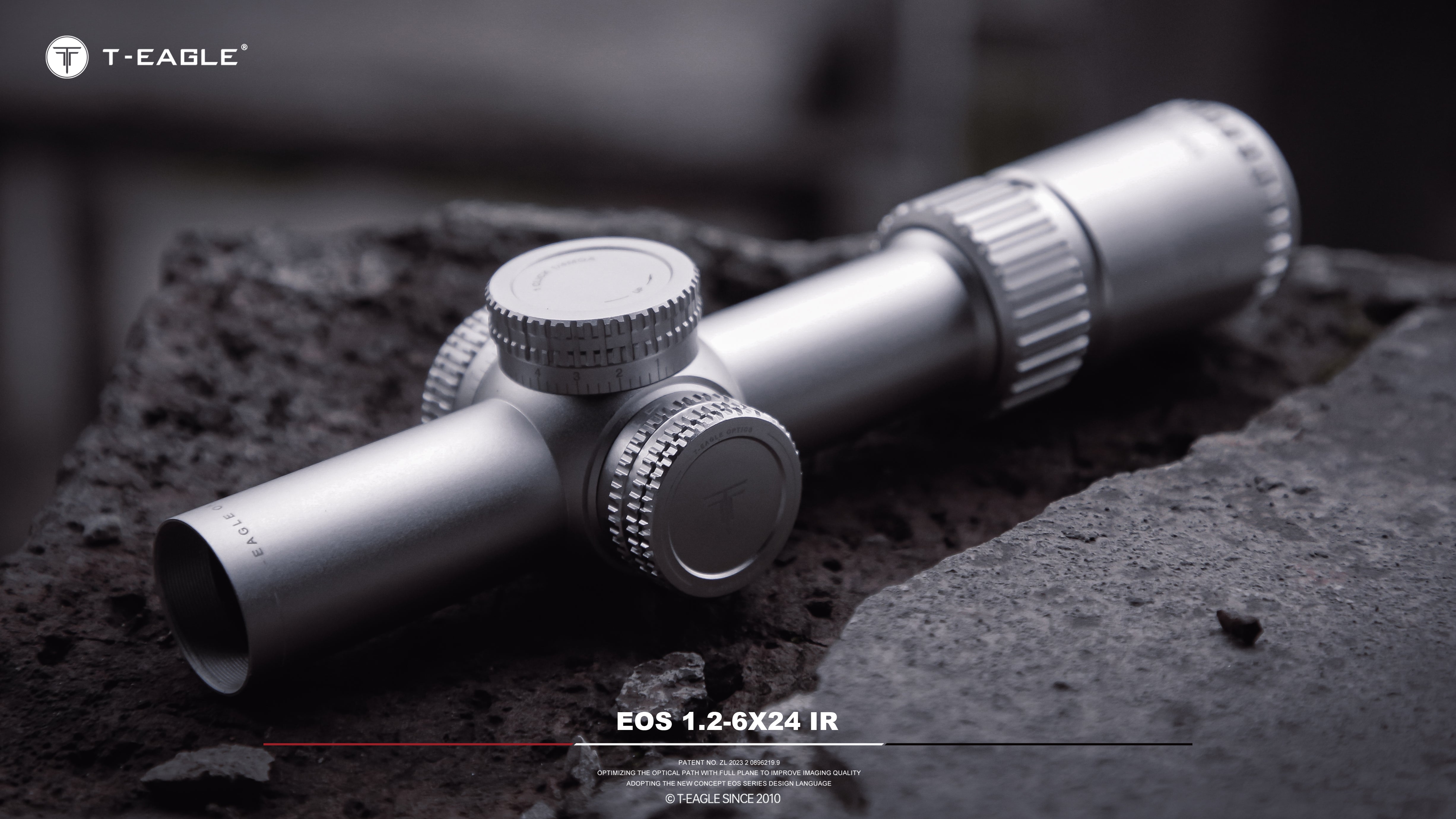 T-EAGLE EOS 1.2-6X24IR-Silver LPVO Riflescope