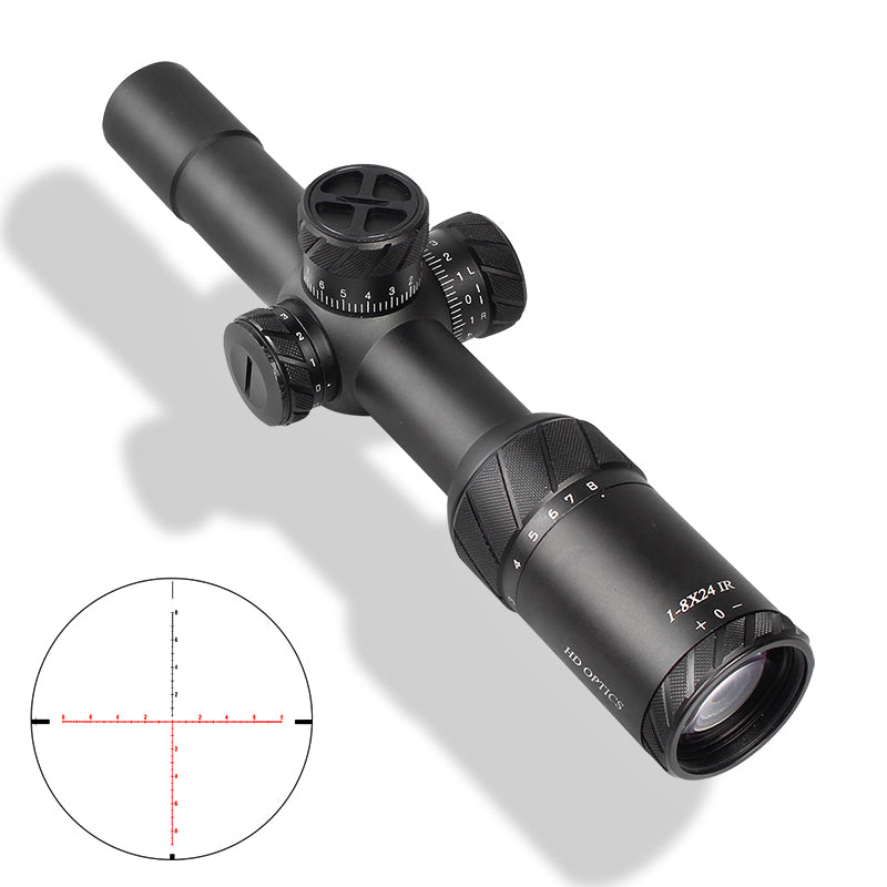 T-Eagle ED 1-8X24 IR Hunting Long Range Rifle Scopes