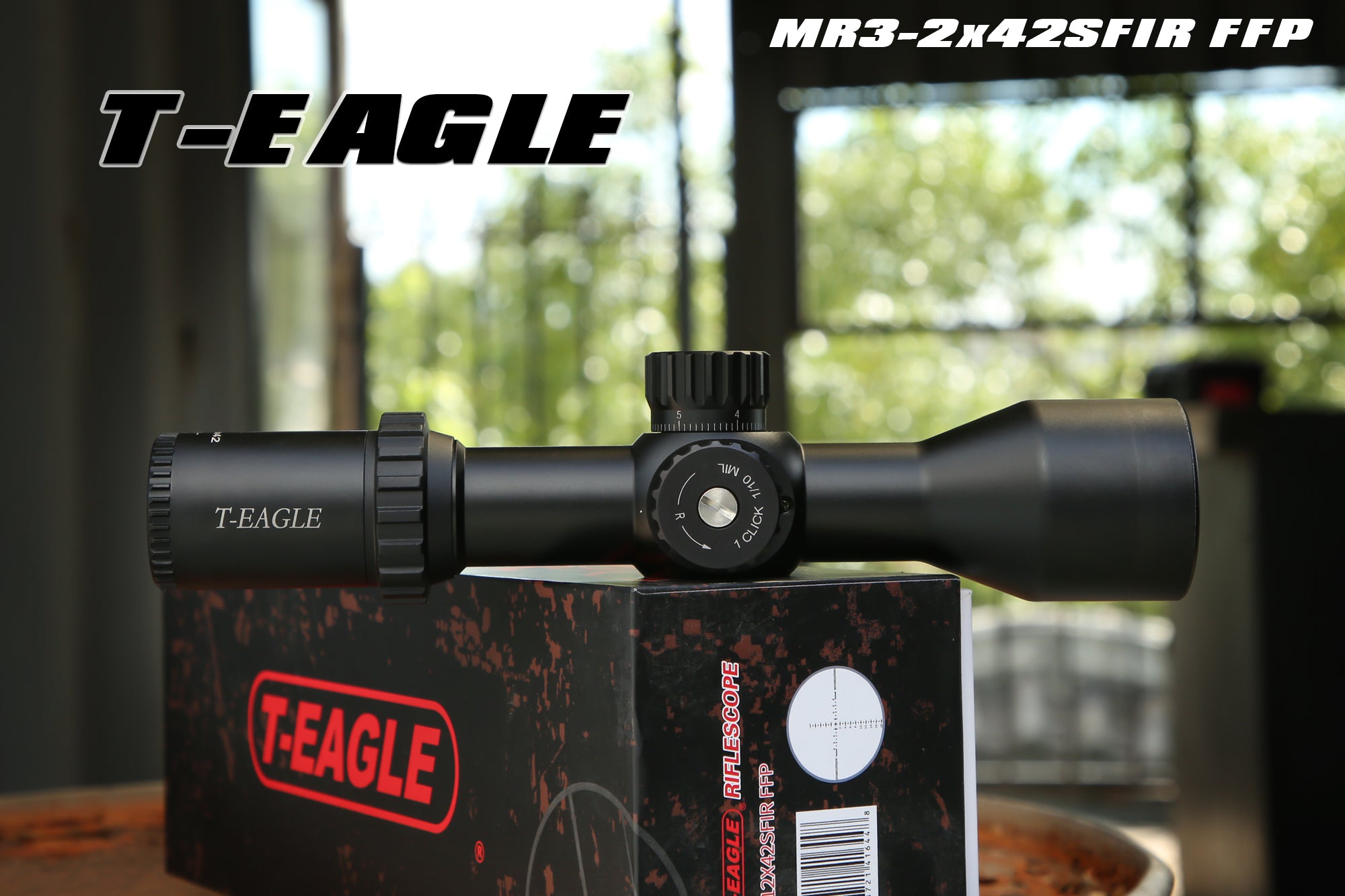 T-EAGLE MR3-12X42FFP-DT Long Range Riflescope