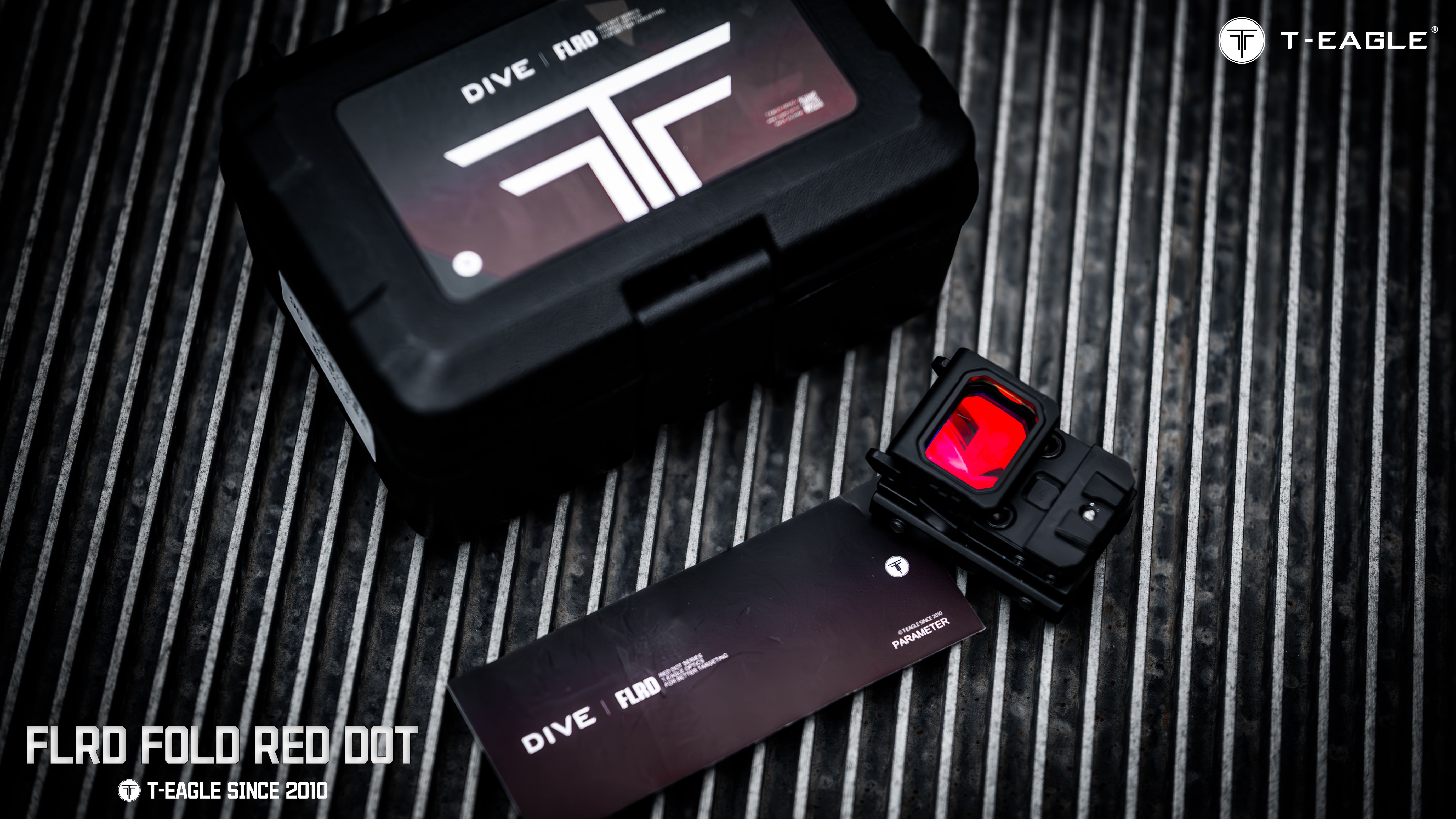 T-EAGLE Mini Folding Flip Up Pistol Red Dot Reflex Sight