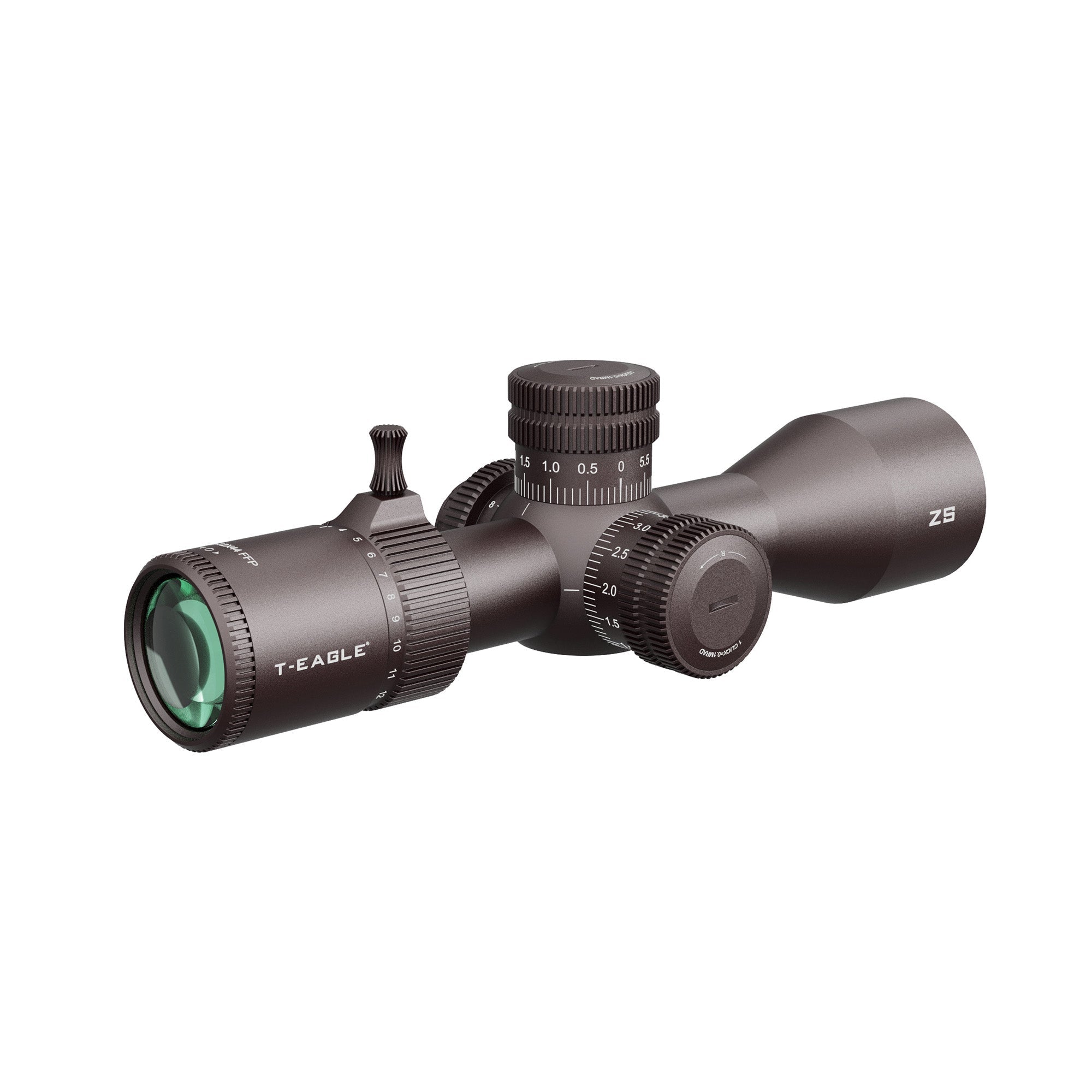 T-EAGLE ZS 3-12X44FFP-Tan Zerostop Riflescope