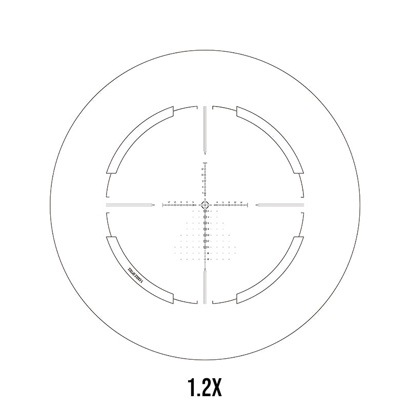 T-EAGLE EOS 1.2-6X24 FFP IR LPVO Riflescope