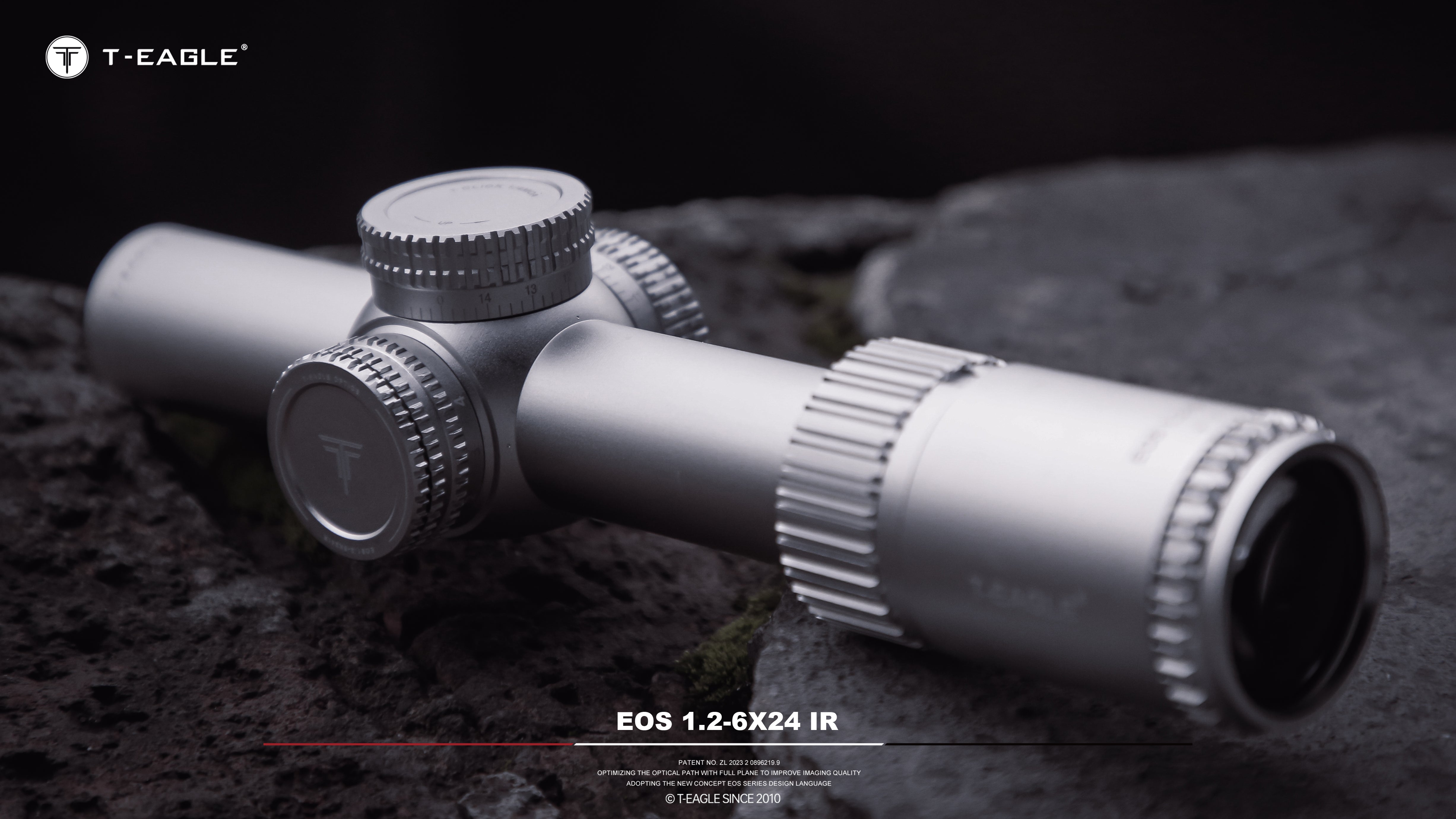 T-EAGLE EOS 1.2-6X24IR-Silver LPVO Riflescope
