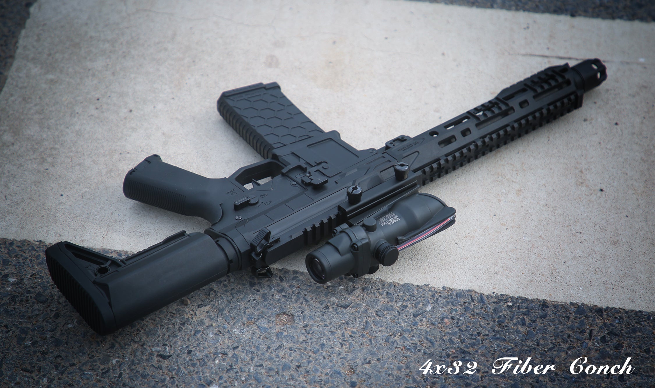 ACOG 4x32 Dual Illuminated Chevron LPVO Riflescope