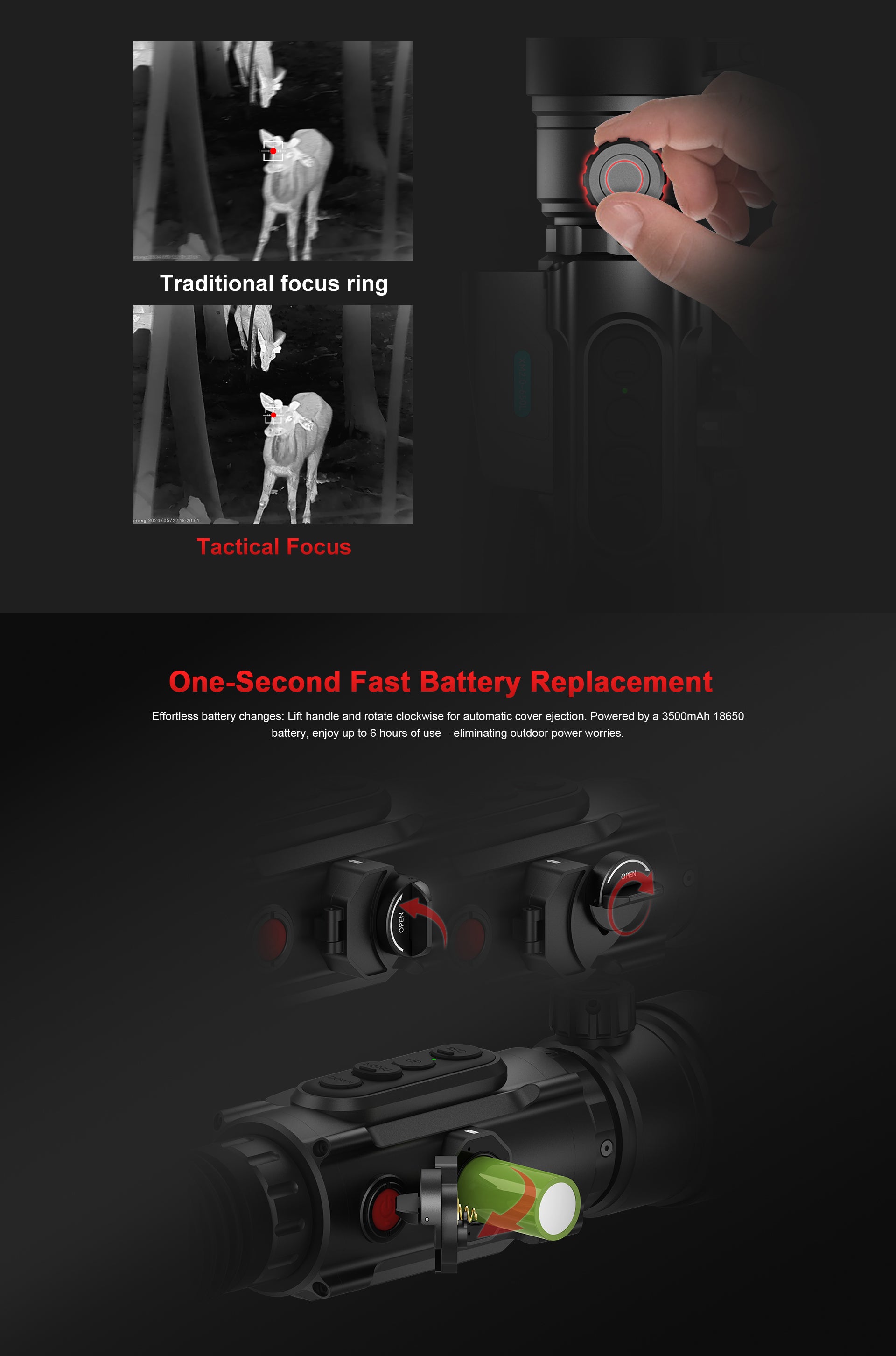 Sytong XM2.0-650L Thermal Imaging Scope With Laser Range Finder