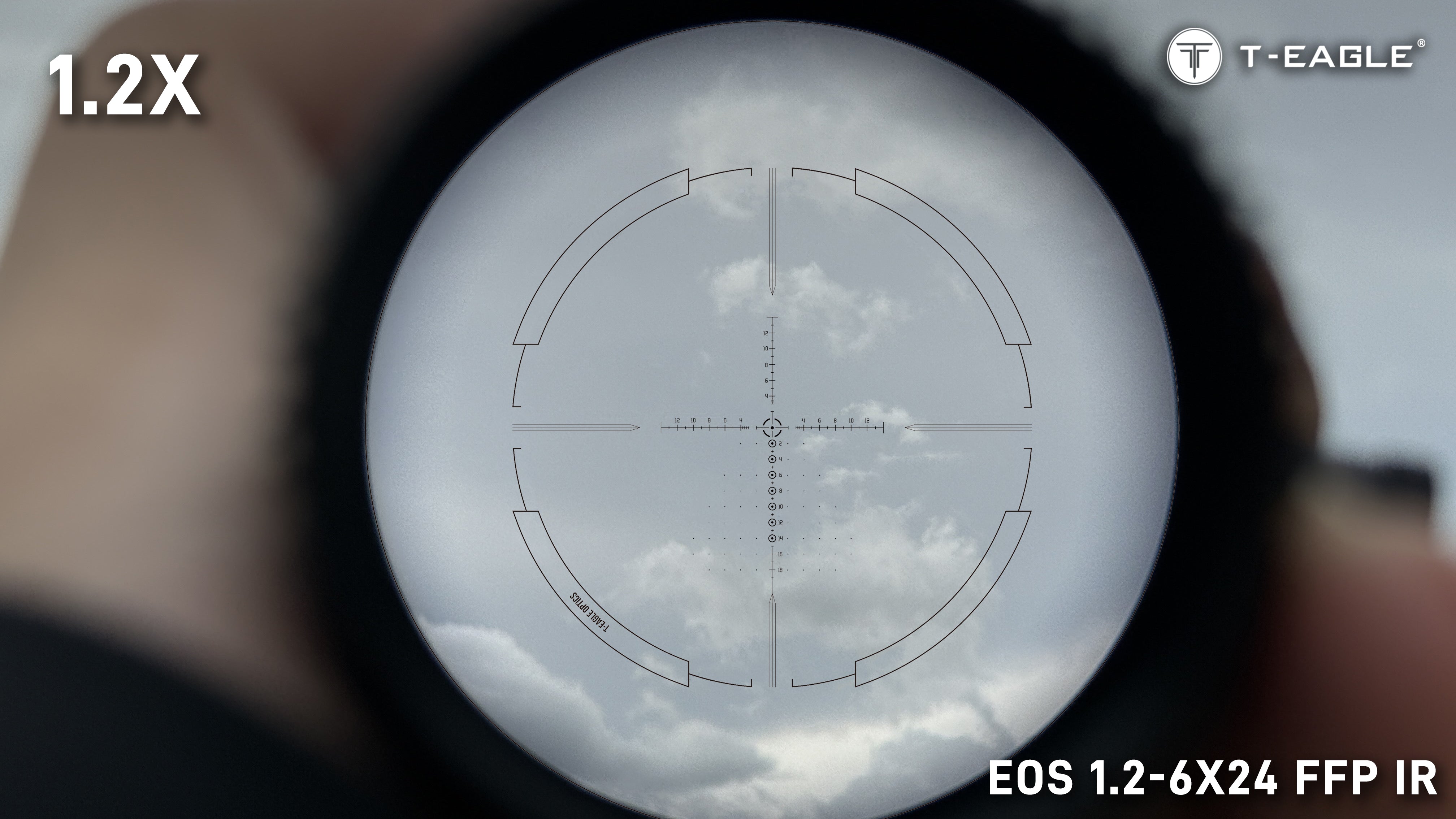 T-EAGLE EOS 1.2-6X24 FFP IR LPVO Riflescope