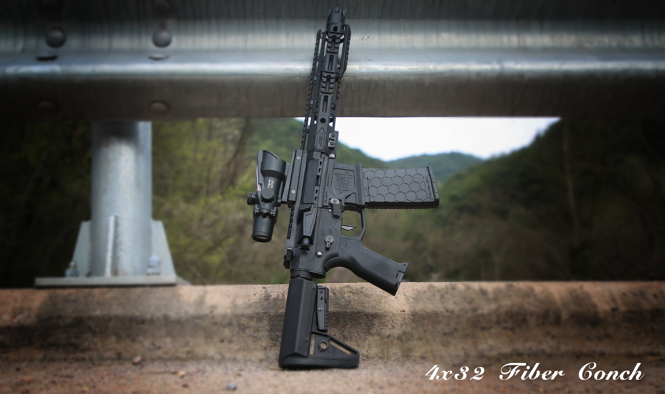 ACOG 4x32 Dual Illuminated Chevron LPVO Riflescope