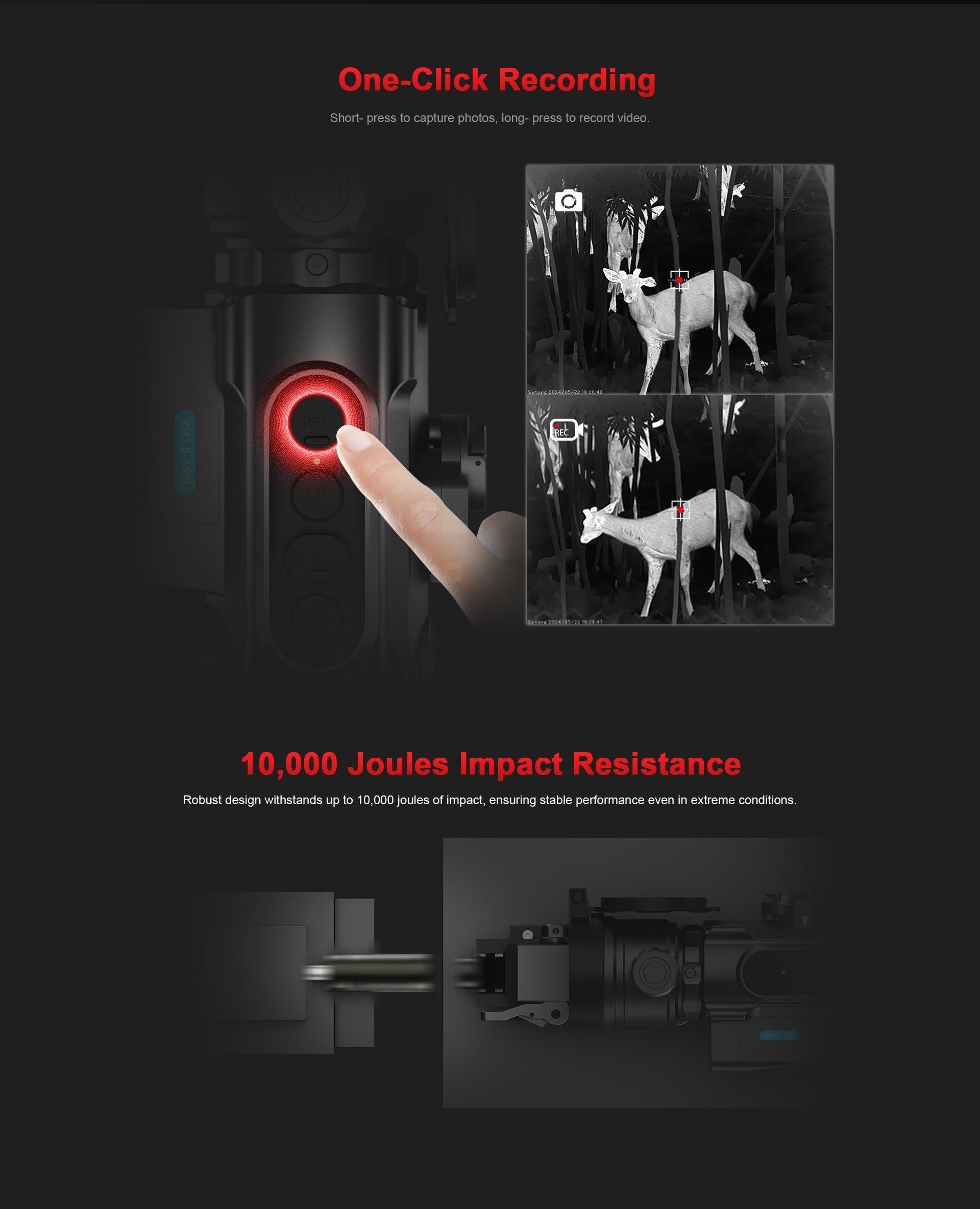 Sytong XM2.0-650L Thermal Imaging Scope With Laser Range Finder