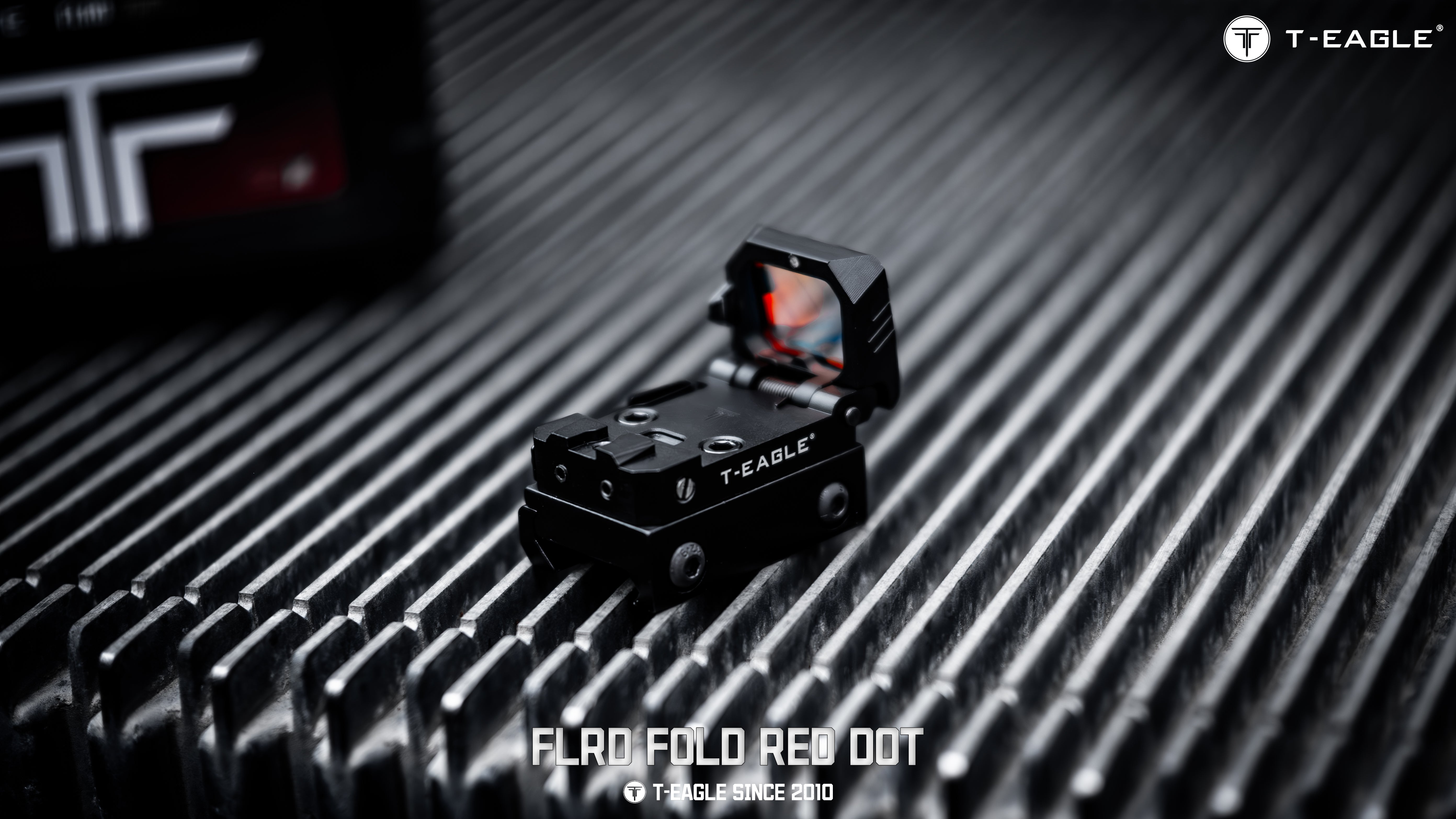 T-EAGLE Mini Folding Flip Up Pistol Red Dot Reflex Sight