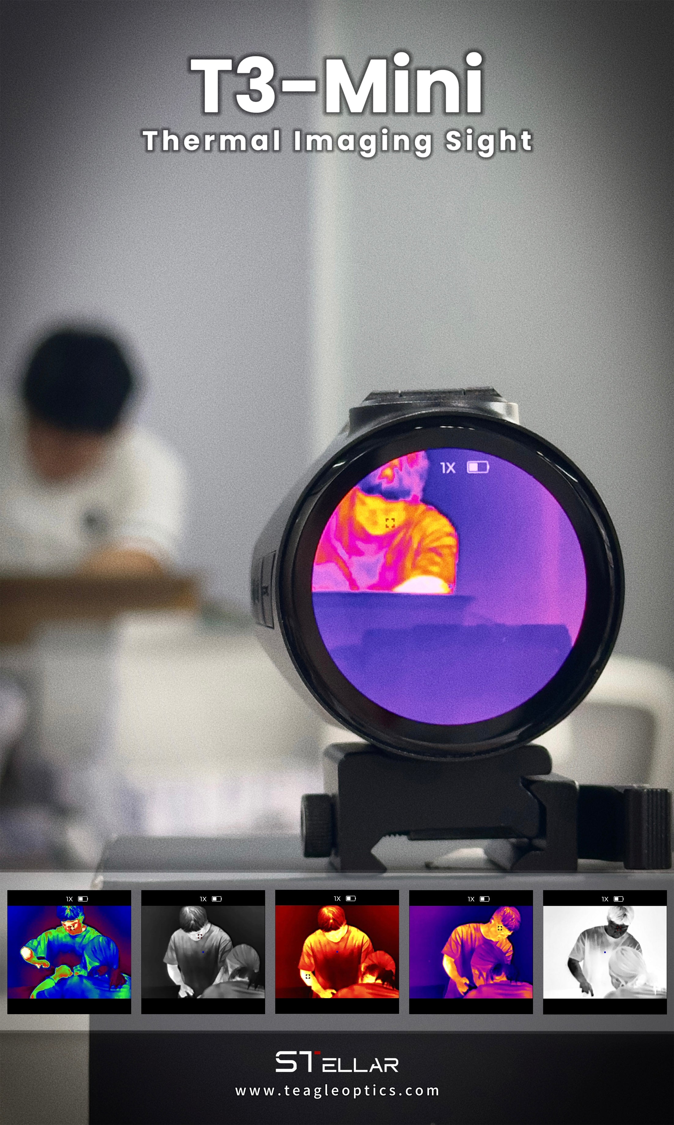 STELLAR T3-MINI Compact Thermal Imaging Scope