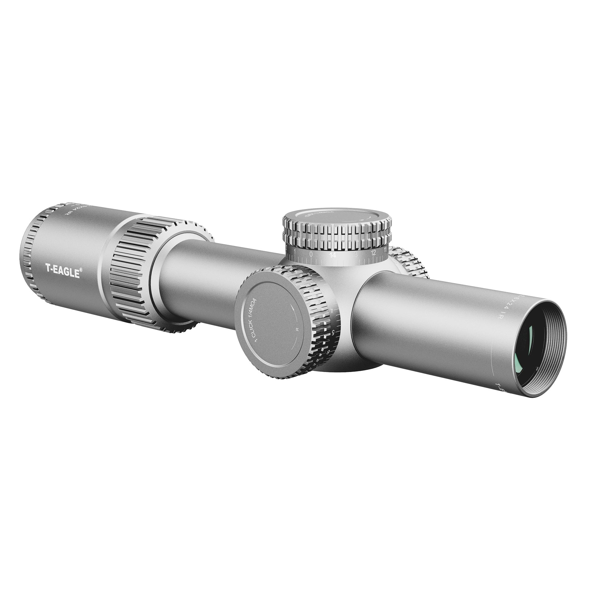 T-EAGLE EOS 1.2-6X24IR-Silver LPVO Riflescope