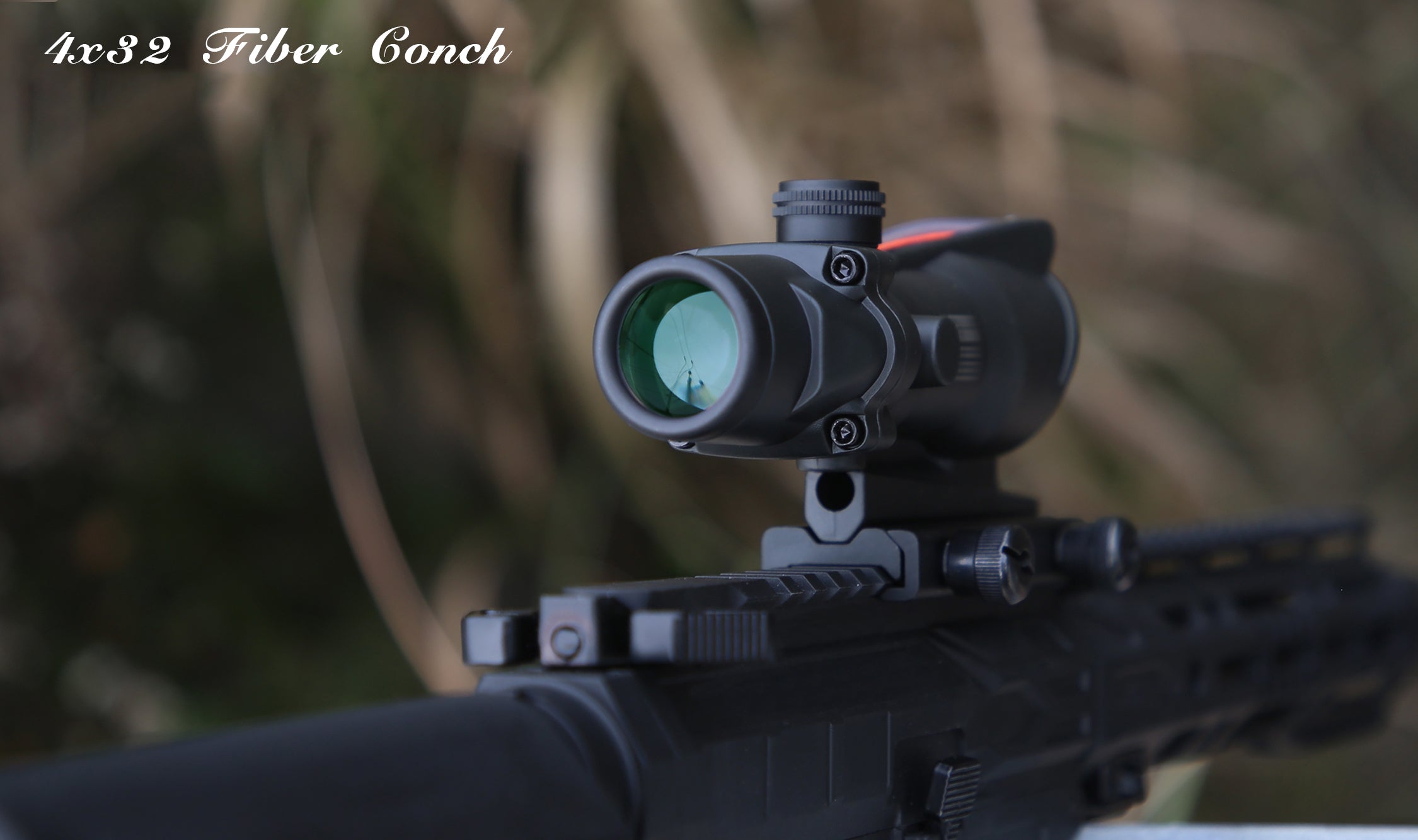 ACOG 4x32 Dual Illuminated Chevron LPVO Riflescope