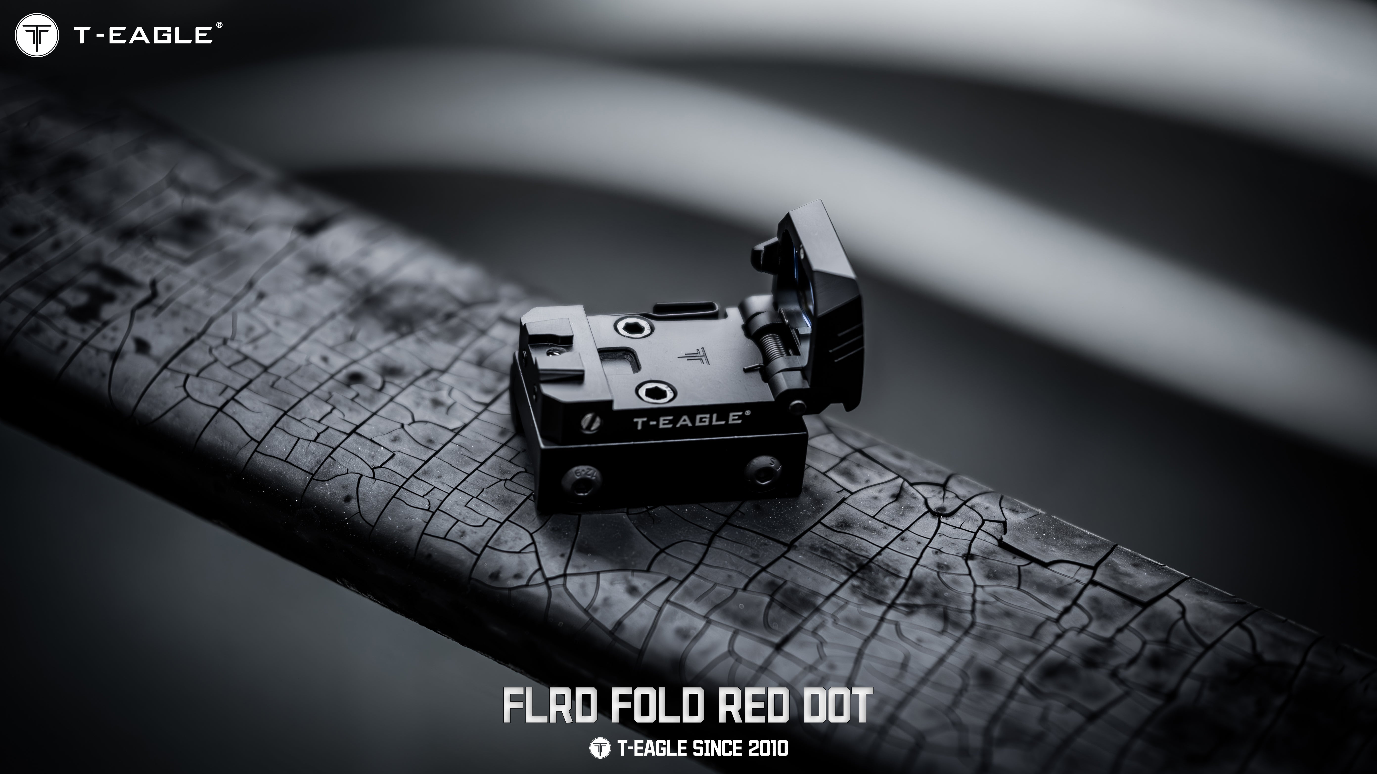 T-EAGLE Mini Folding Flip Up Pistol Red Dot Reflex Sight