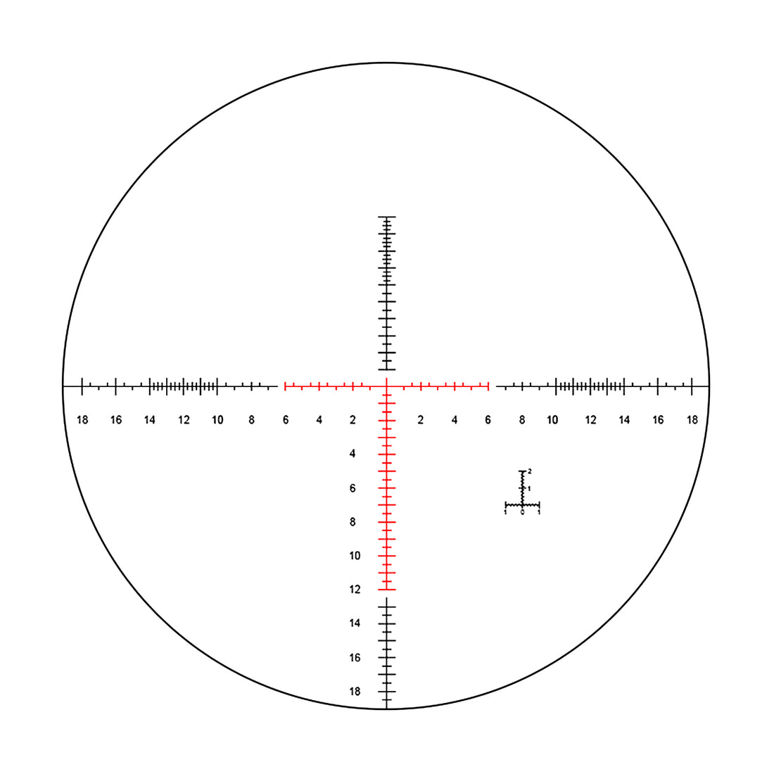 T-EAGLE VIPER 5-20X50FFP IR Long Range Riflescope