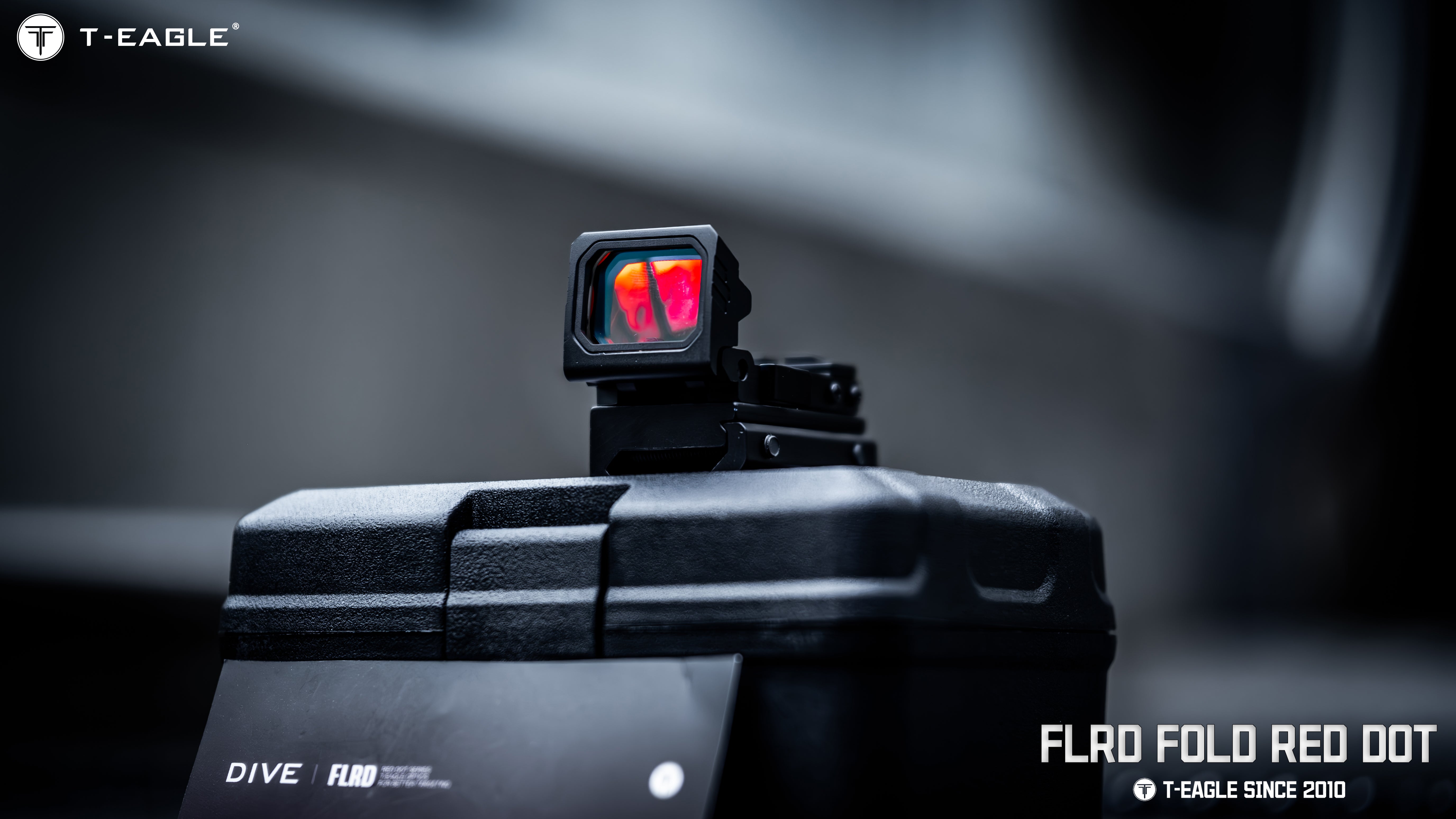 T-EAGLE Mini Folding Flip Up Pistol Red Dot Reflex Sight