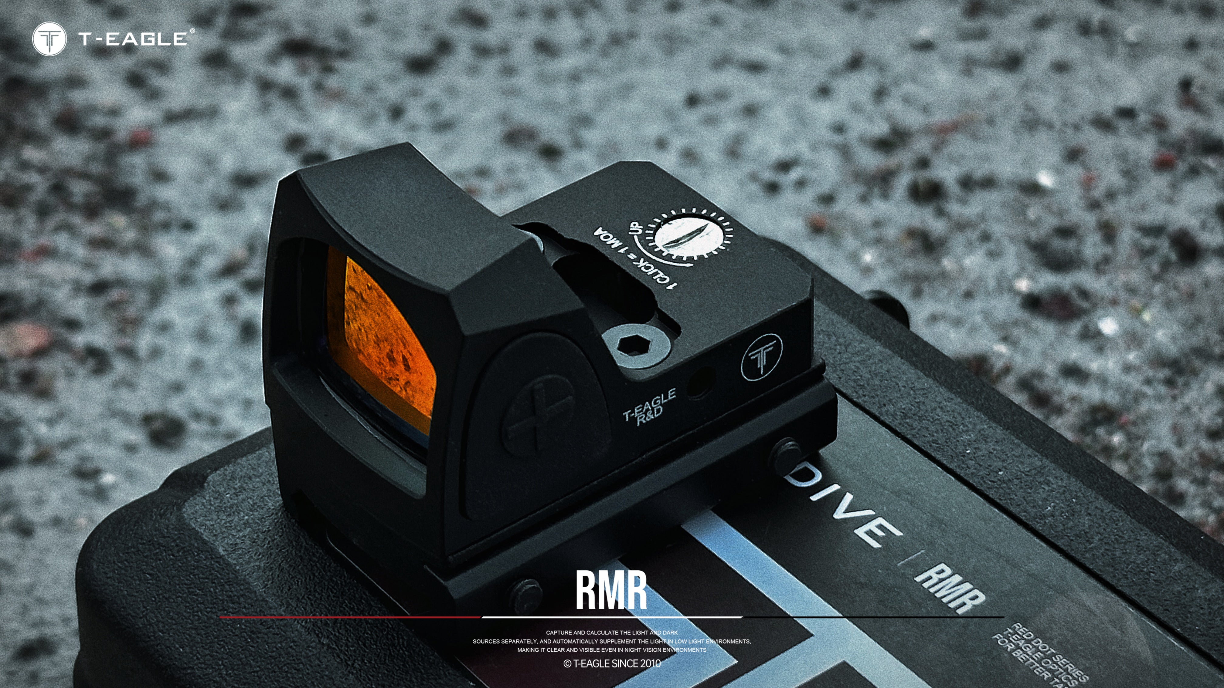 T-EAGLE RMR Pistol Red Dot Reflex Sight 3 MOA