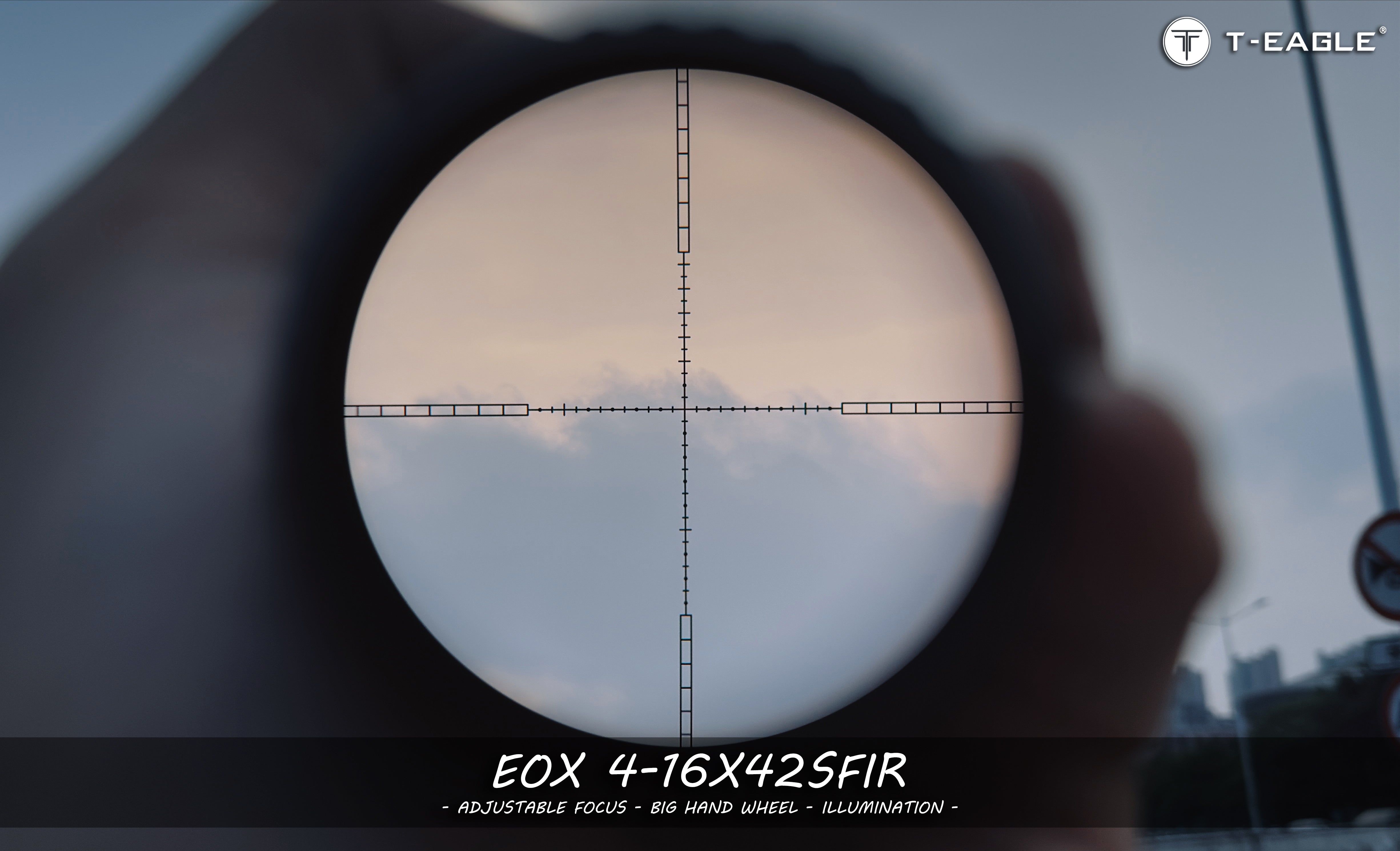 T-EAGLE EOX 4-16X42SF HK Long Range Riflescope