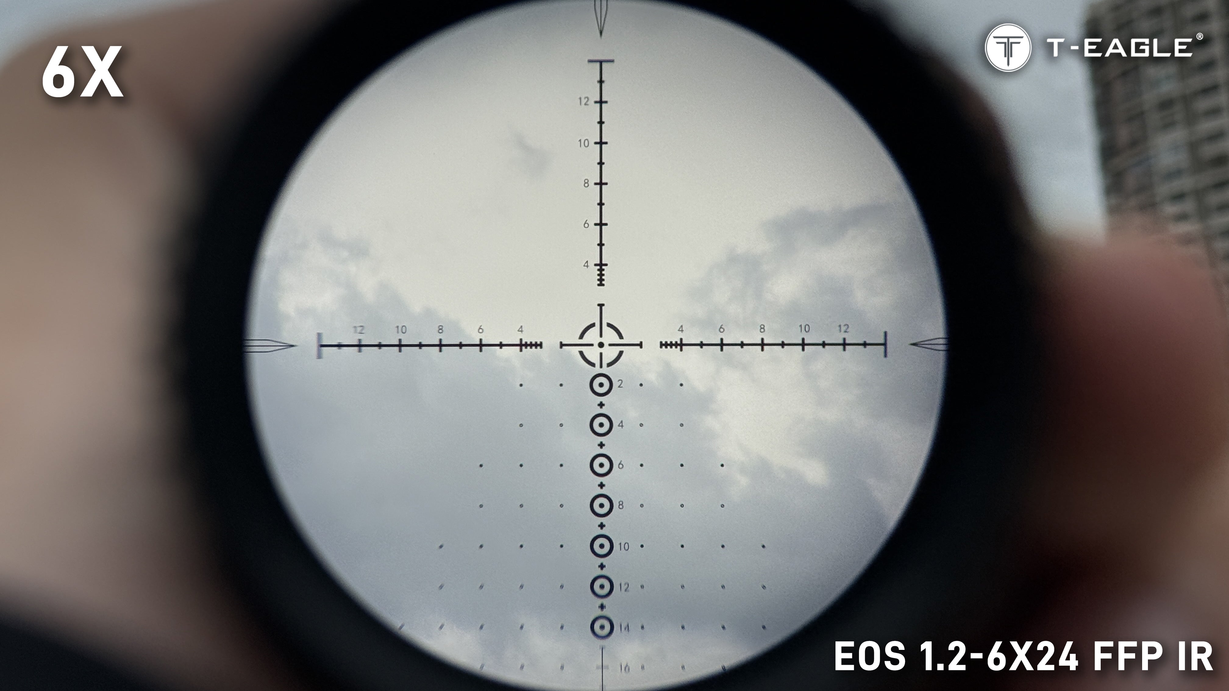 T-EAGLE EOS 1.2-6X24 FFP IR LPVO Riflescope