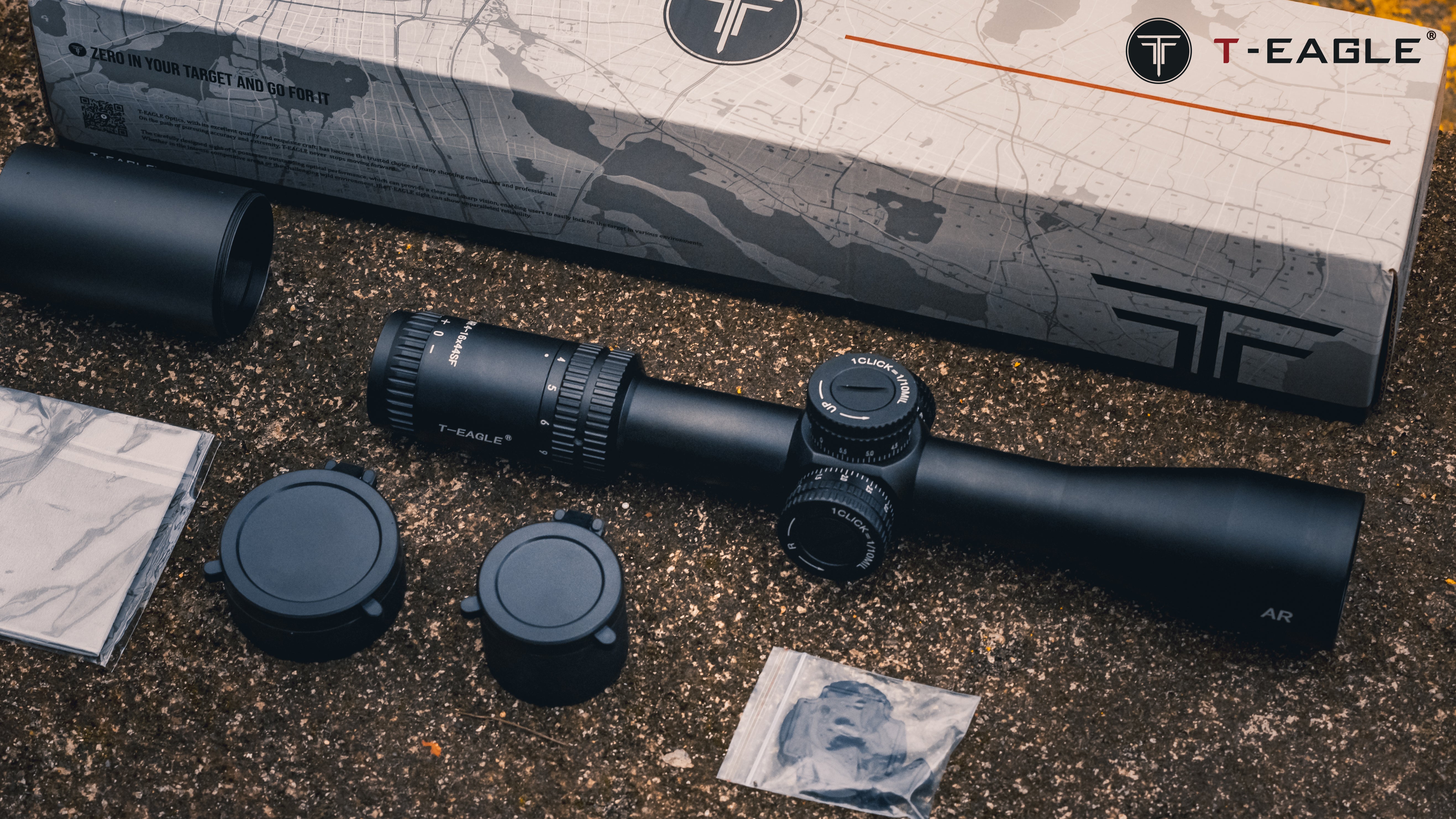 T-Eagle Long Range Riflescope AR 4-16X44 SF