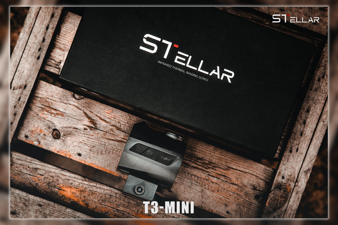 Stellar T3 Mini Rail Thermal Imaging Scope A 1.4-inch Touchscreen Thermal Imager for Wildlife Observation  E