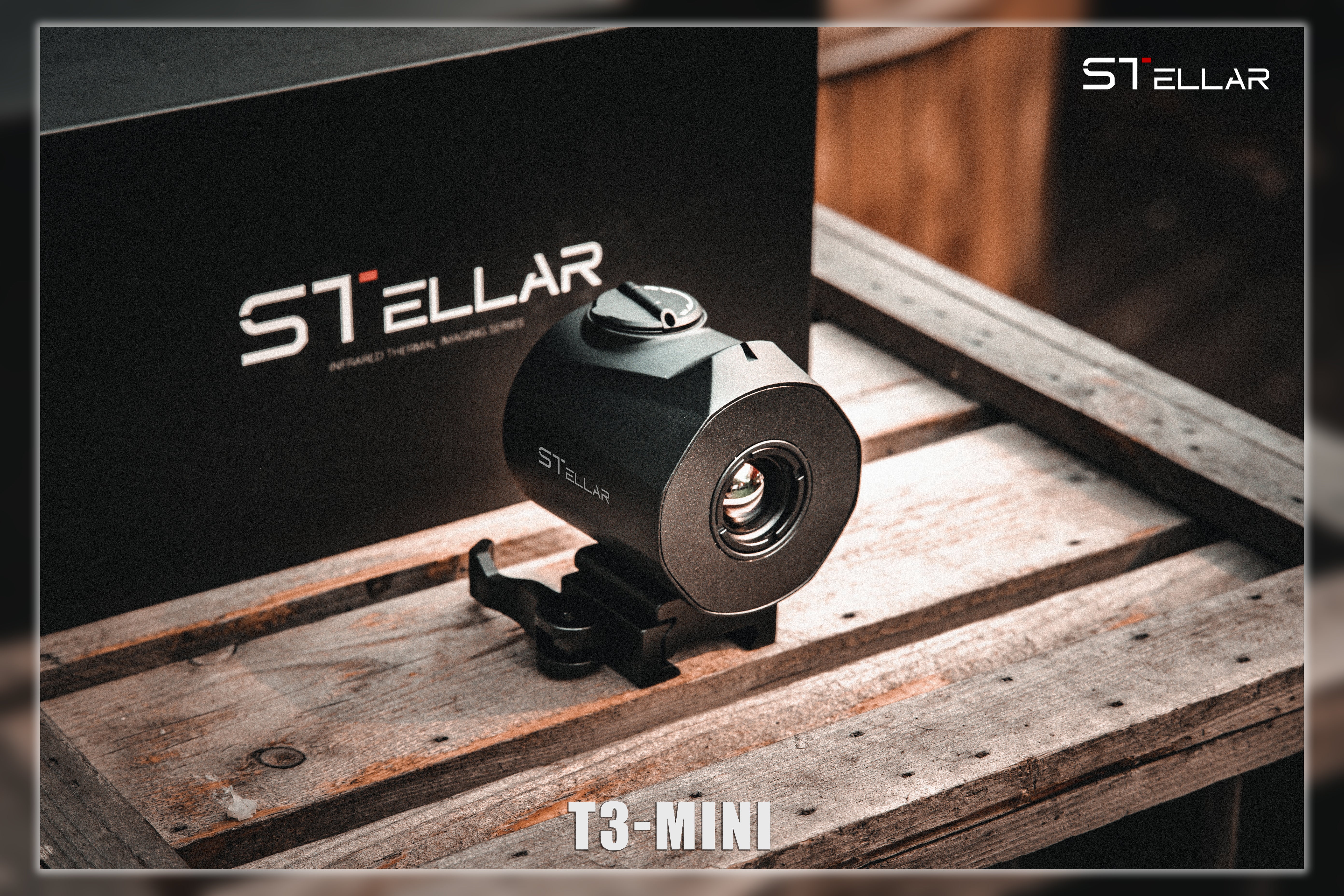 Stellar T3 Mini Rail Thermal Imaging Scope A 1.4-inch Touchscreen Thermal Imager for Wildlife Observation  E