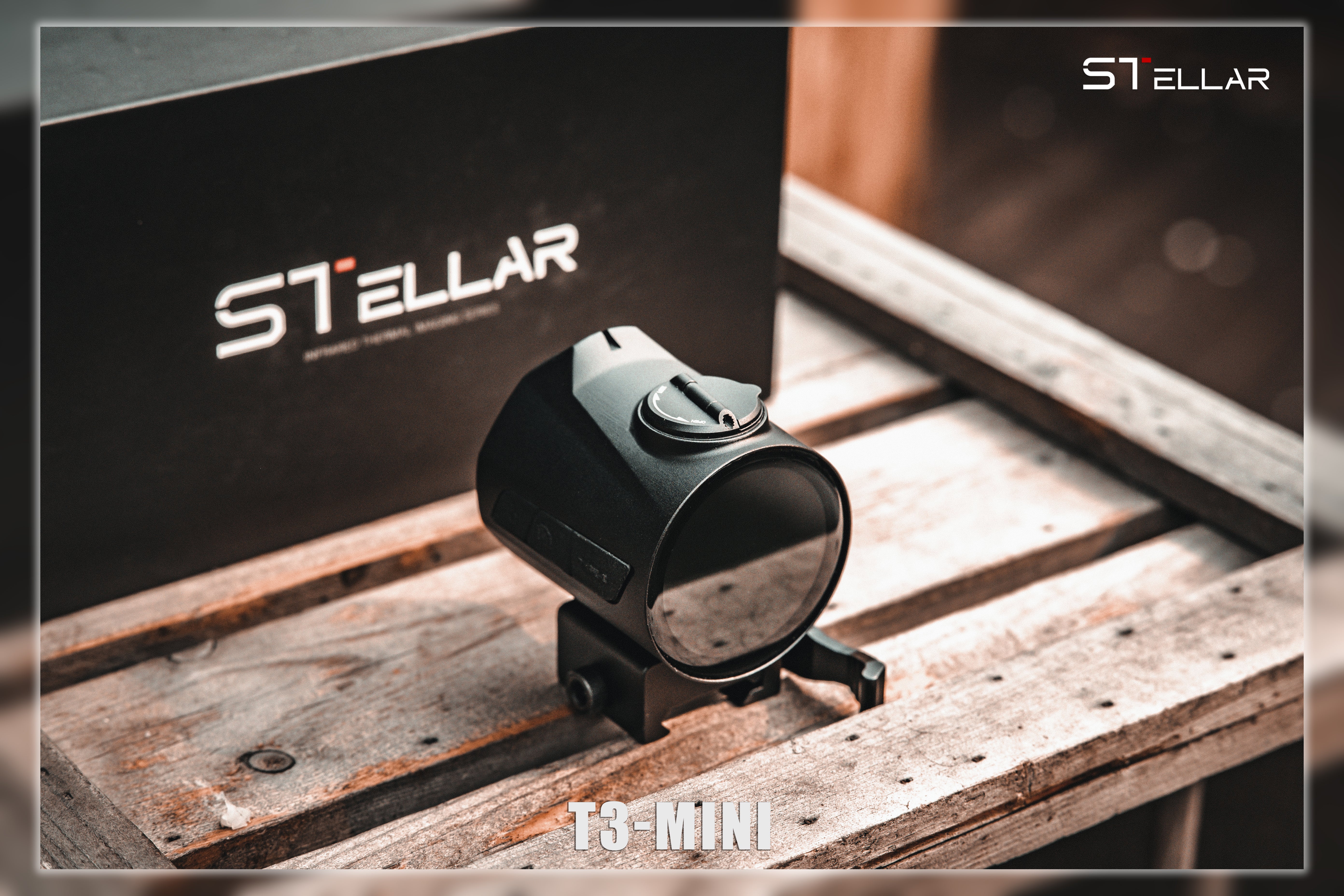 Stellar T3 Mini Rail Thermal Imaging Scope A 1.4-inch Touchscreen Thermal Imager for Wildlife Observation  E