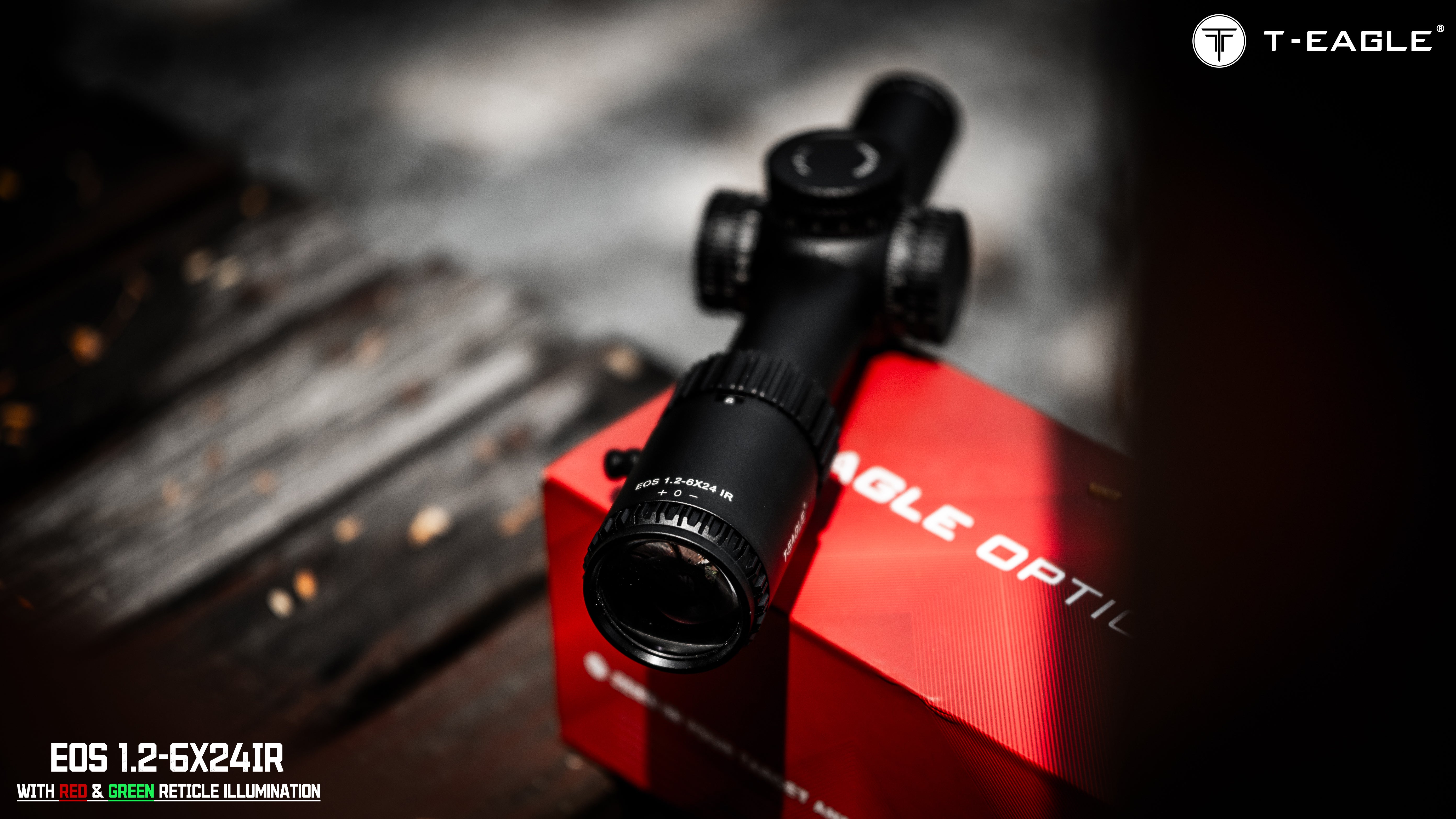 T-EAGLE EOS 1.2-6X24 IR SFP LPVO Riflescope
