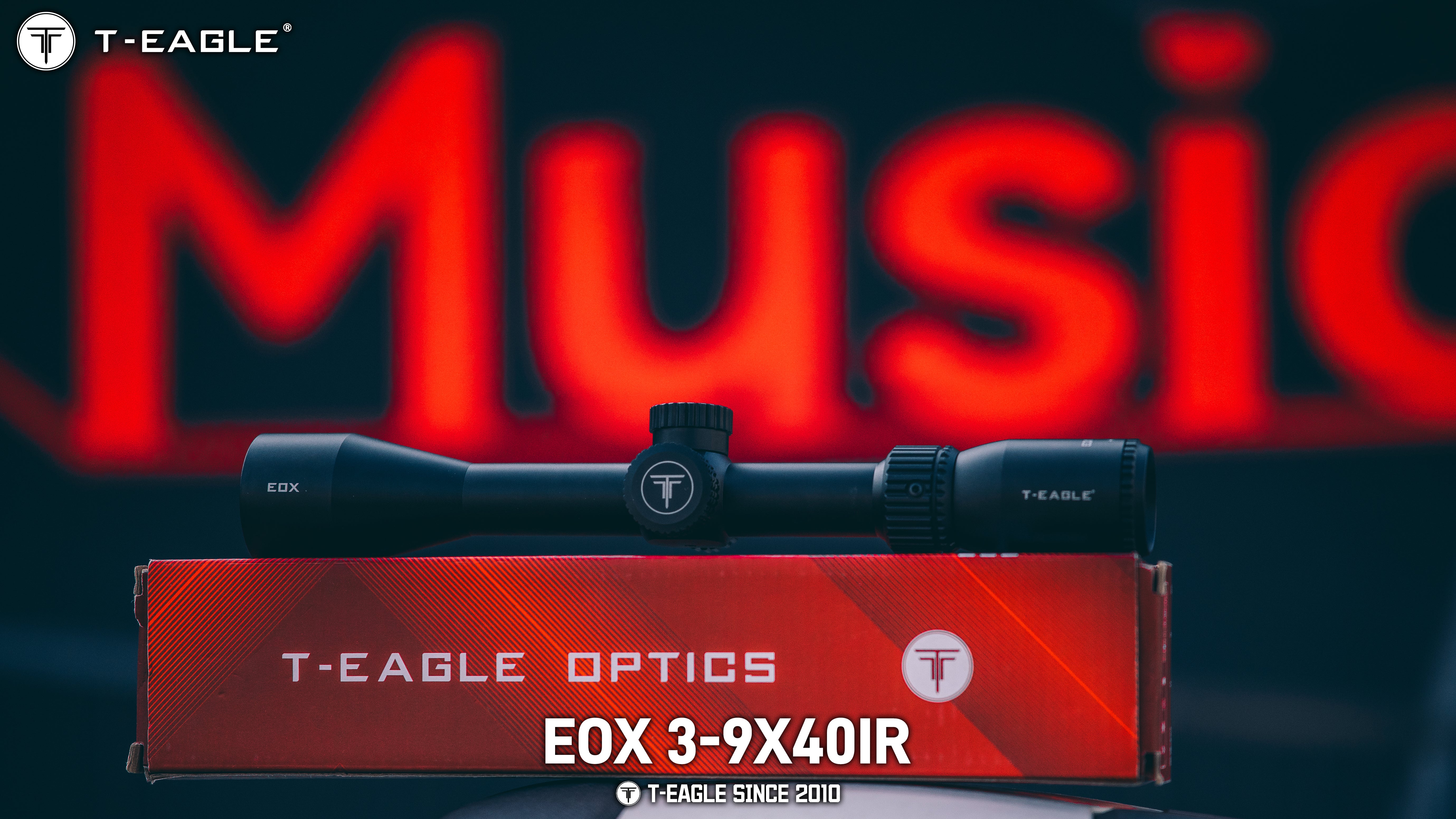 T-Eagle Long Range Riflescope EOX 3-9X40 IR