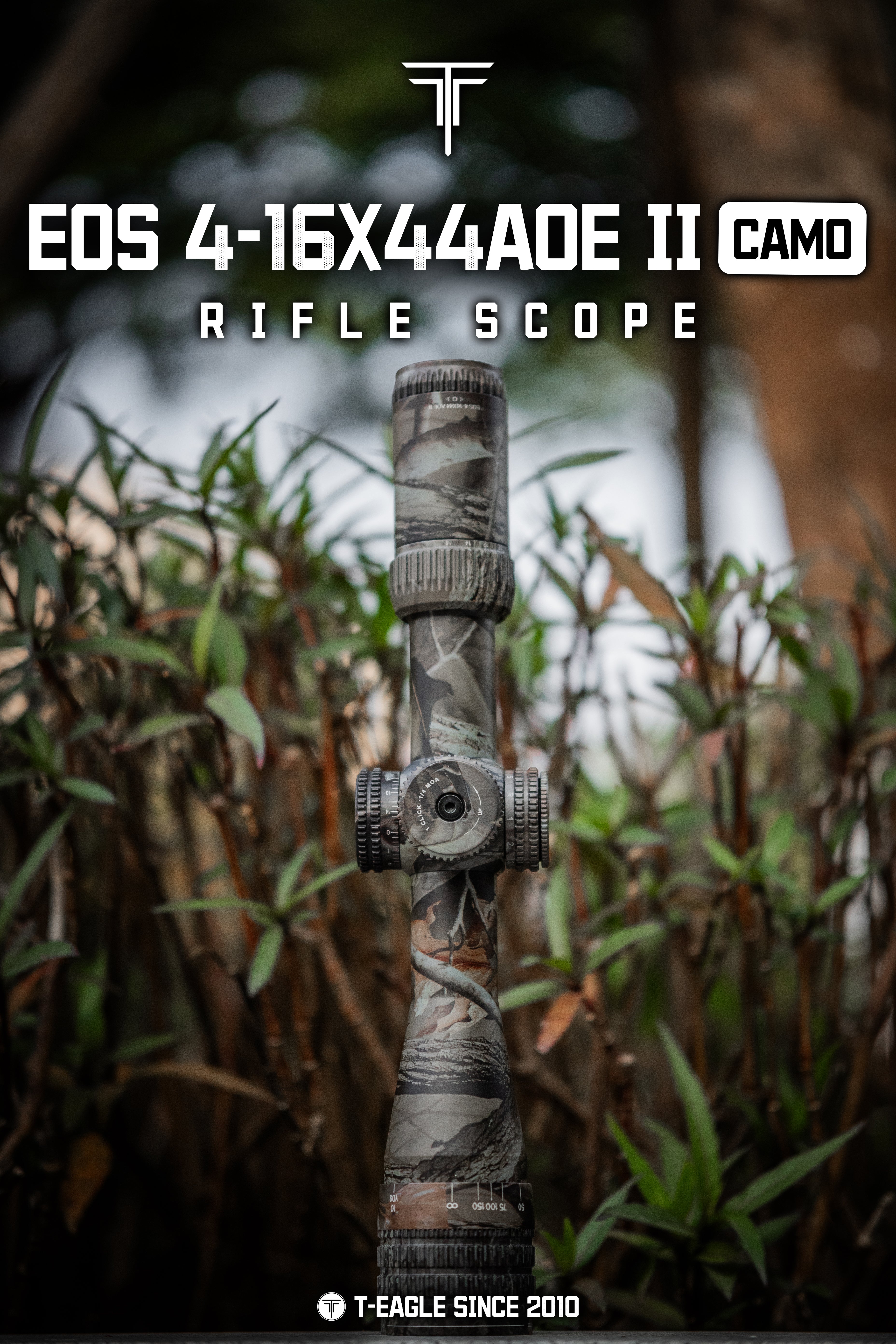 T-EAGLE EOS 4-16X44AOE II CAMO Long Range Riflescope