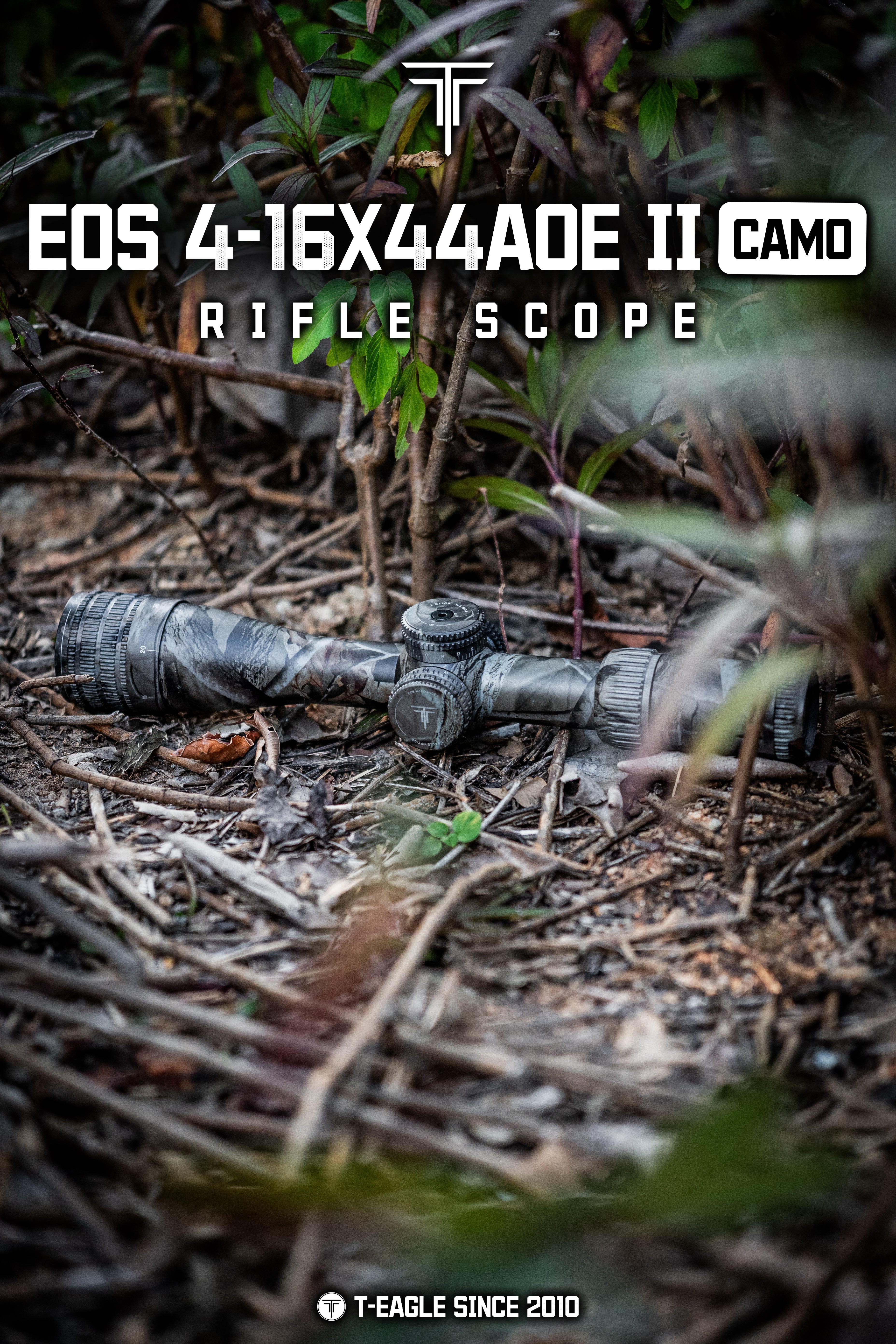 T-EAGLE EOS 4-16X44AOE II CAMO Long Range Riflescope