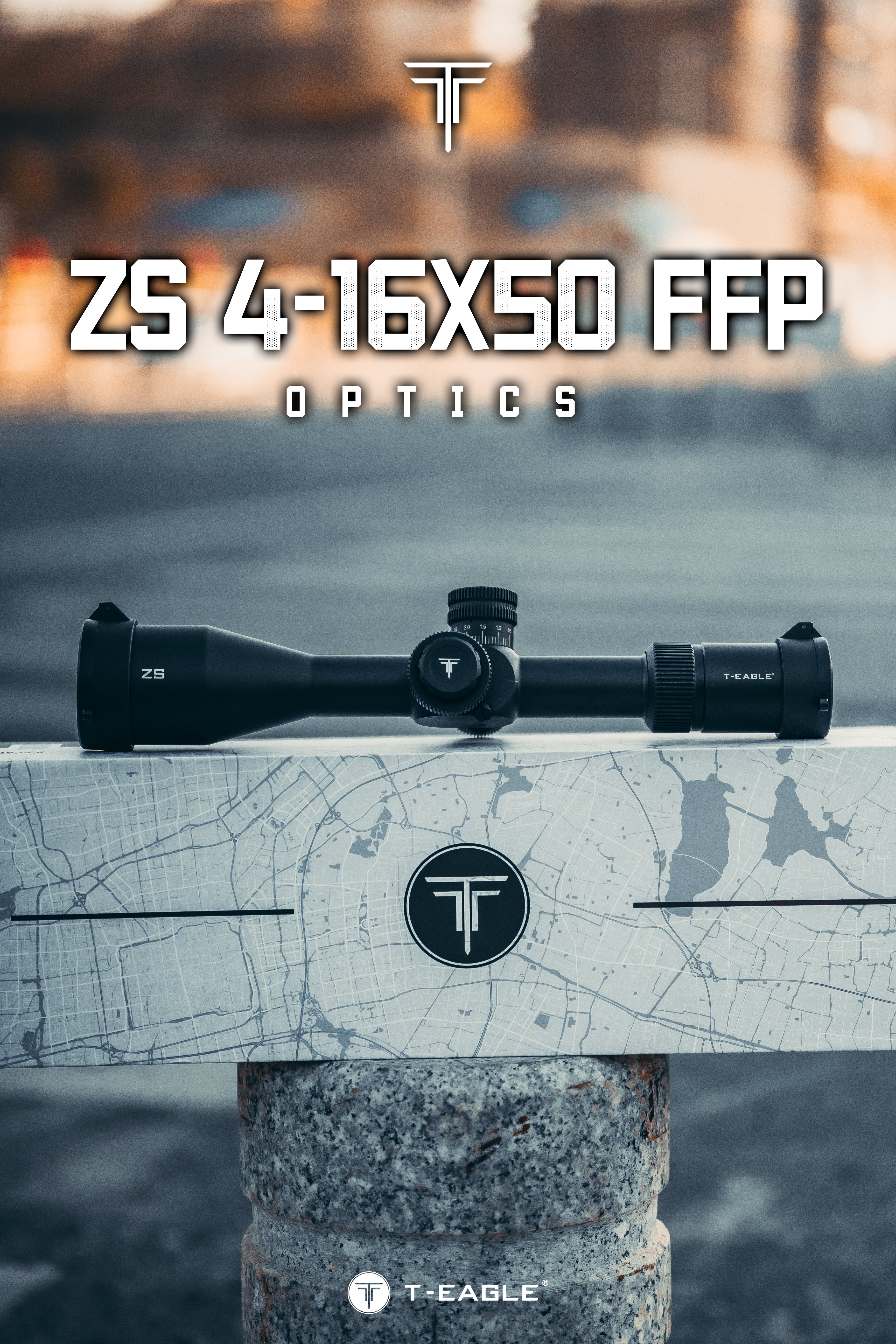 T-Eagle Long Range Riflescope ZS4-16X50 FFP 1/10 MRAD